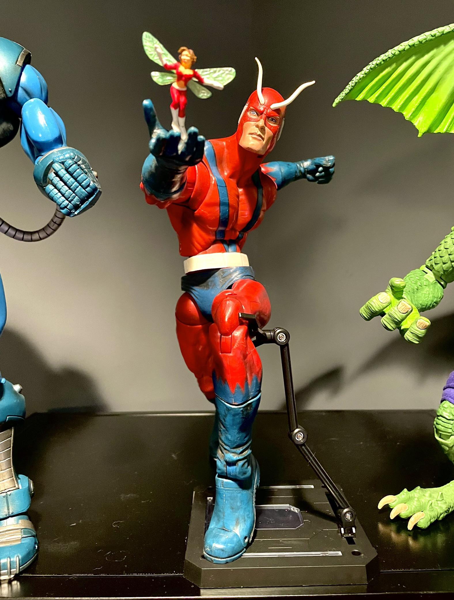 Heroclix Wasp goes great with the Giant Man BAF from r