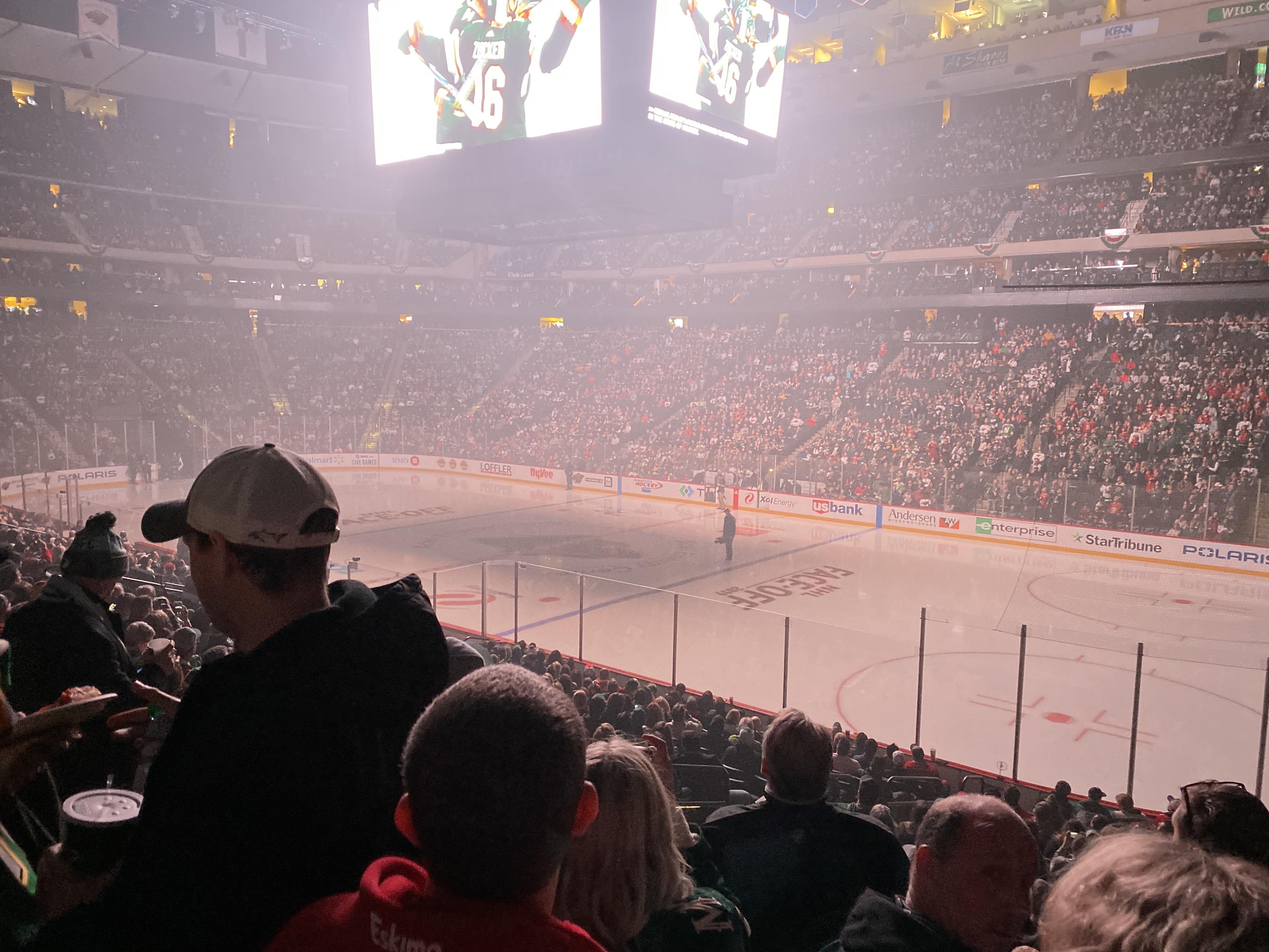 Made it to a Pens game this season! Just had to be in Minnesota r