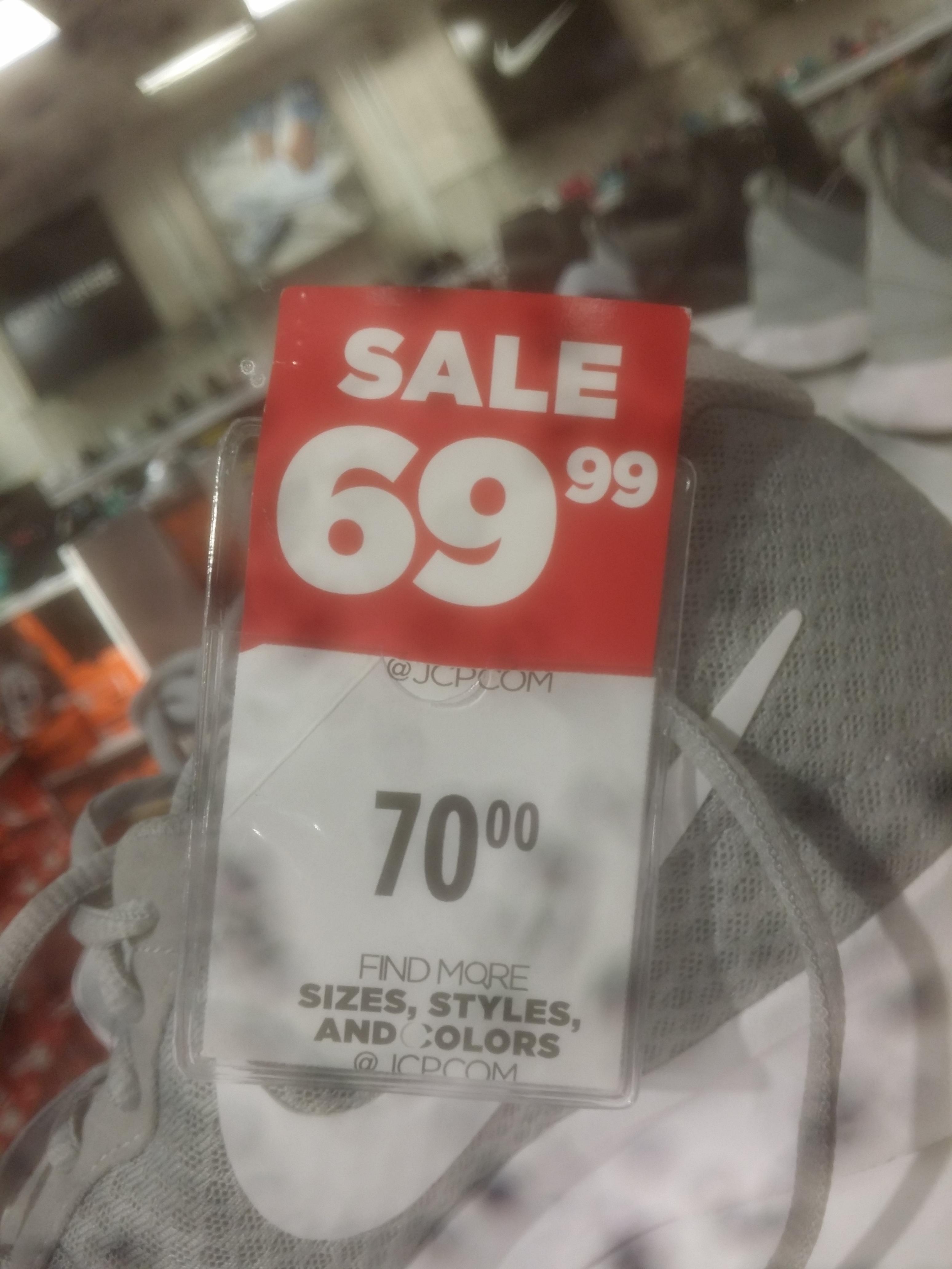 Found this Amazing sale at JC Penneys!! r/mildlyinteresting