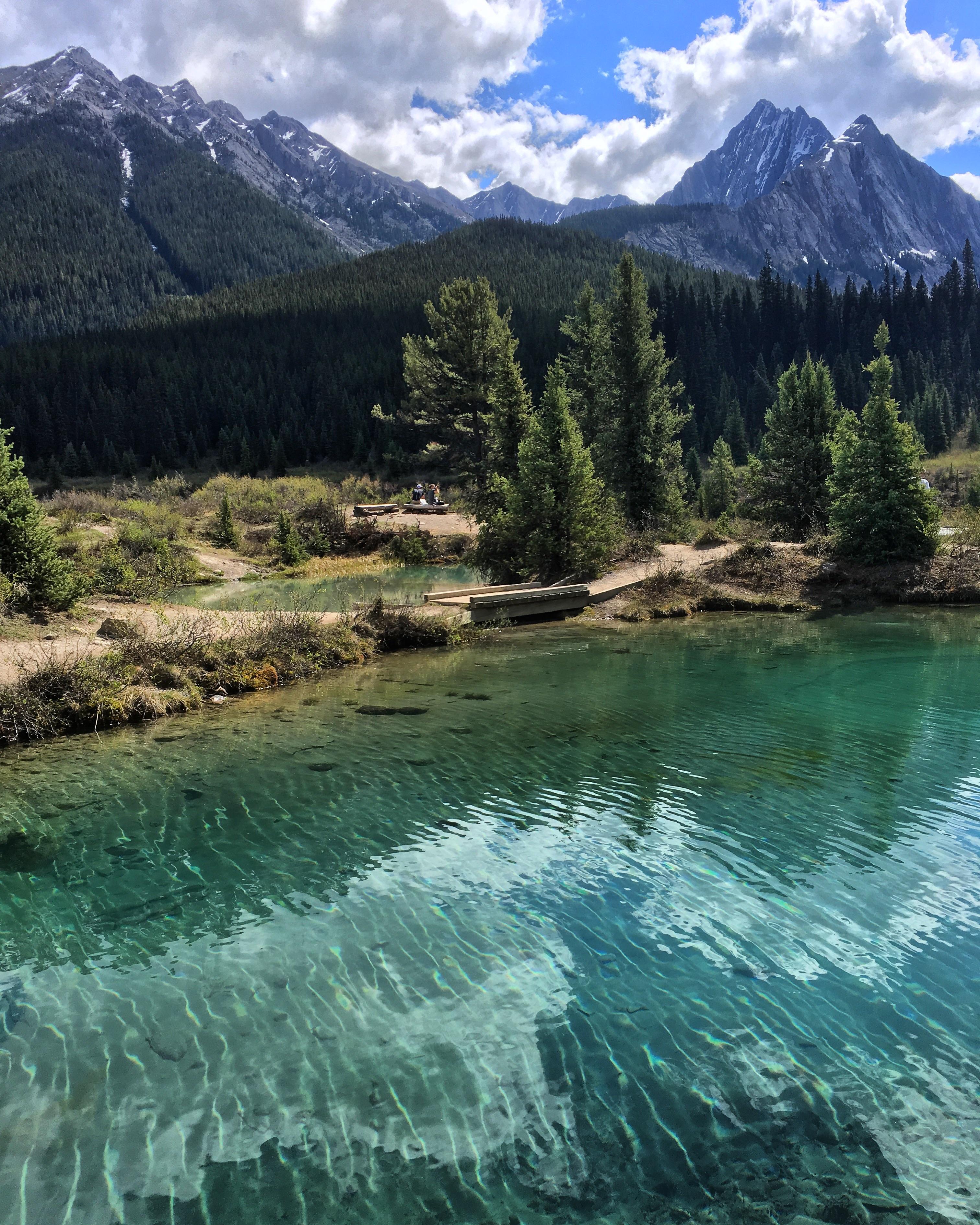 ITAP of Ink Pots in Banff, Alberta r/itookapicture