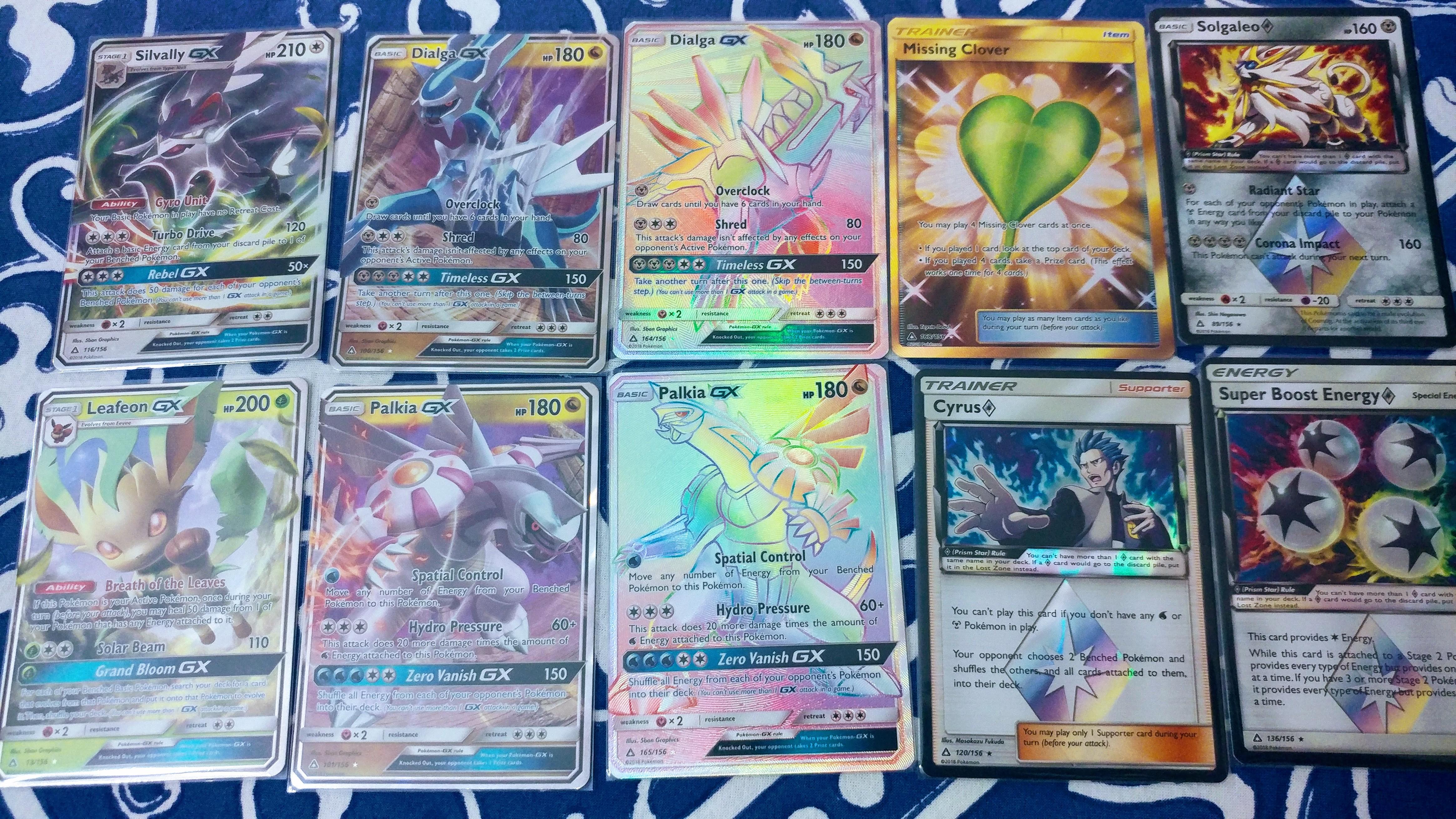 Ultra Prism Booster Box pulls! Got a Prism card and a Rainbow Rare in