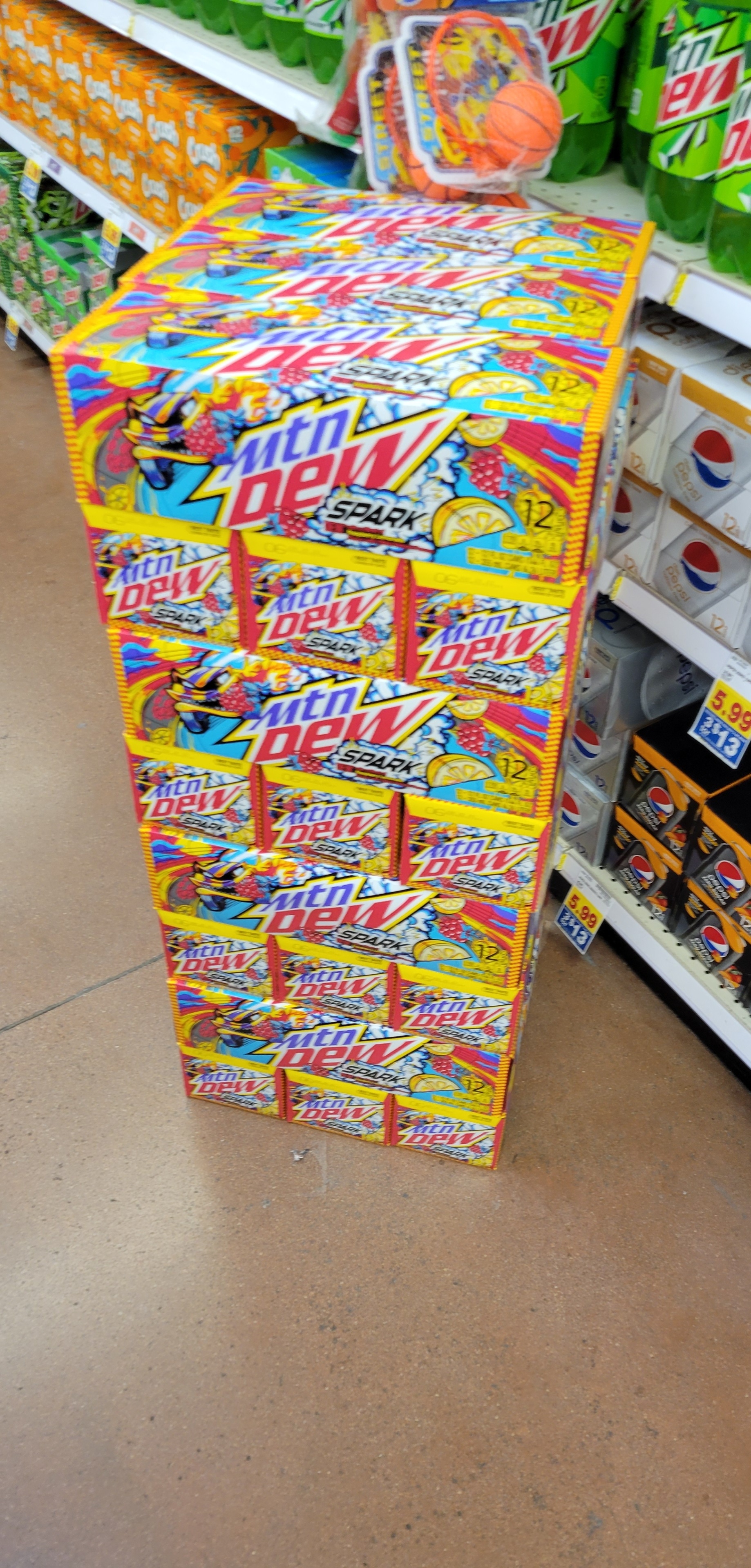 Spark at Dillons, Wichita KS mountaindew
