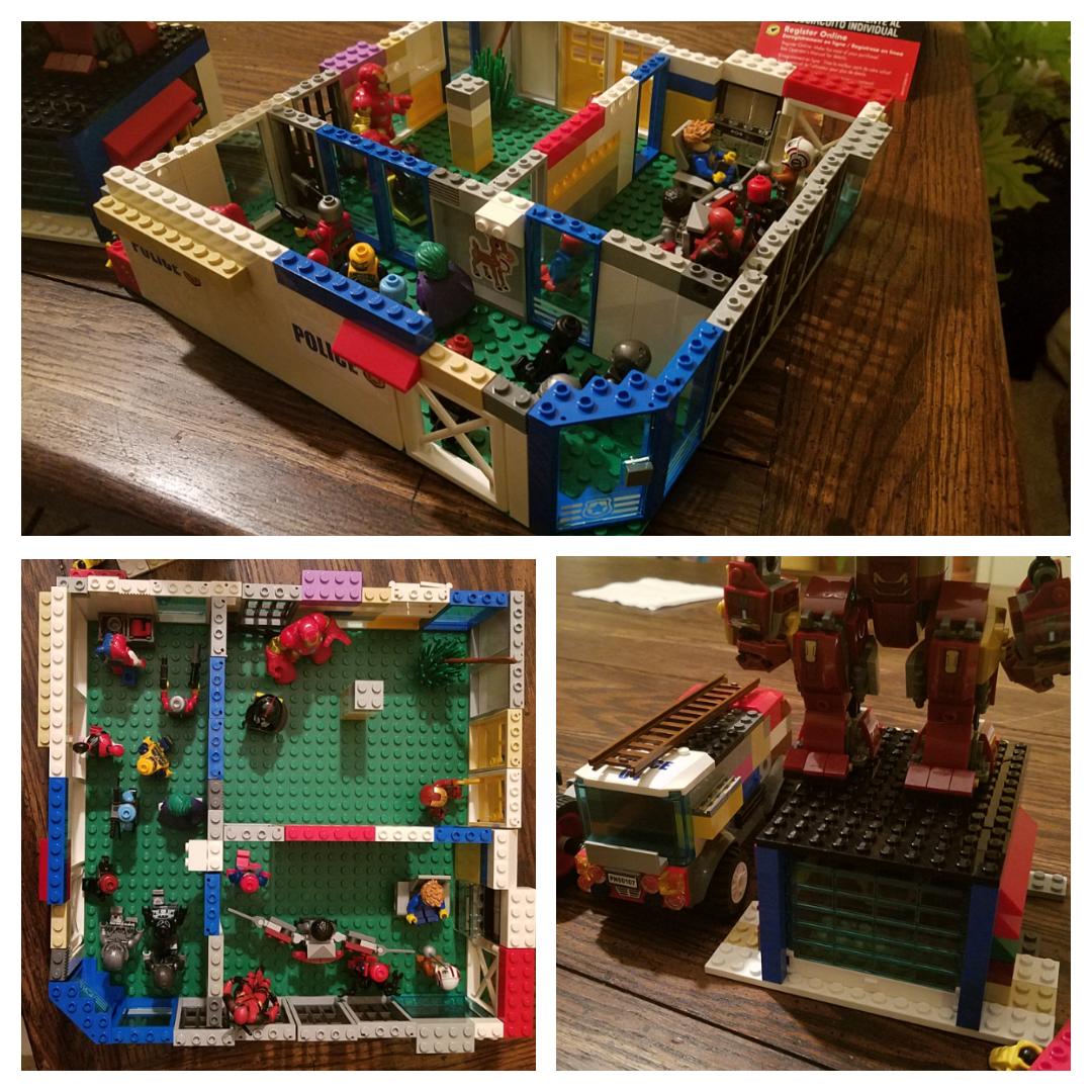 Very proud of my 6 year old's first completely independently built