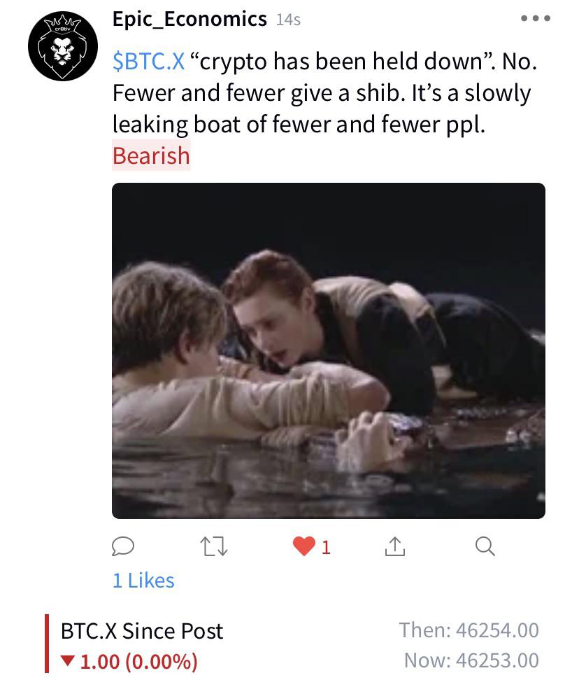 Crypto Titanic r/Epic_Economics