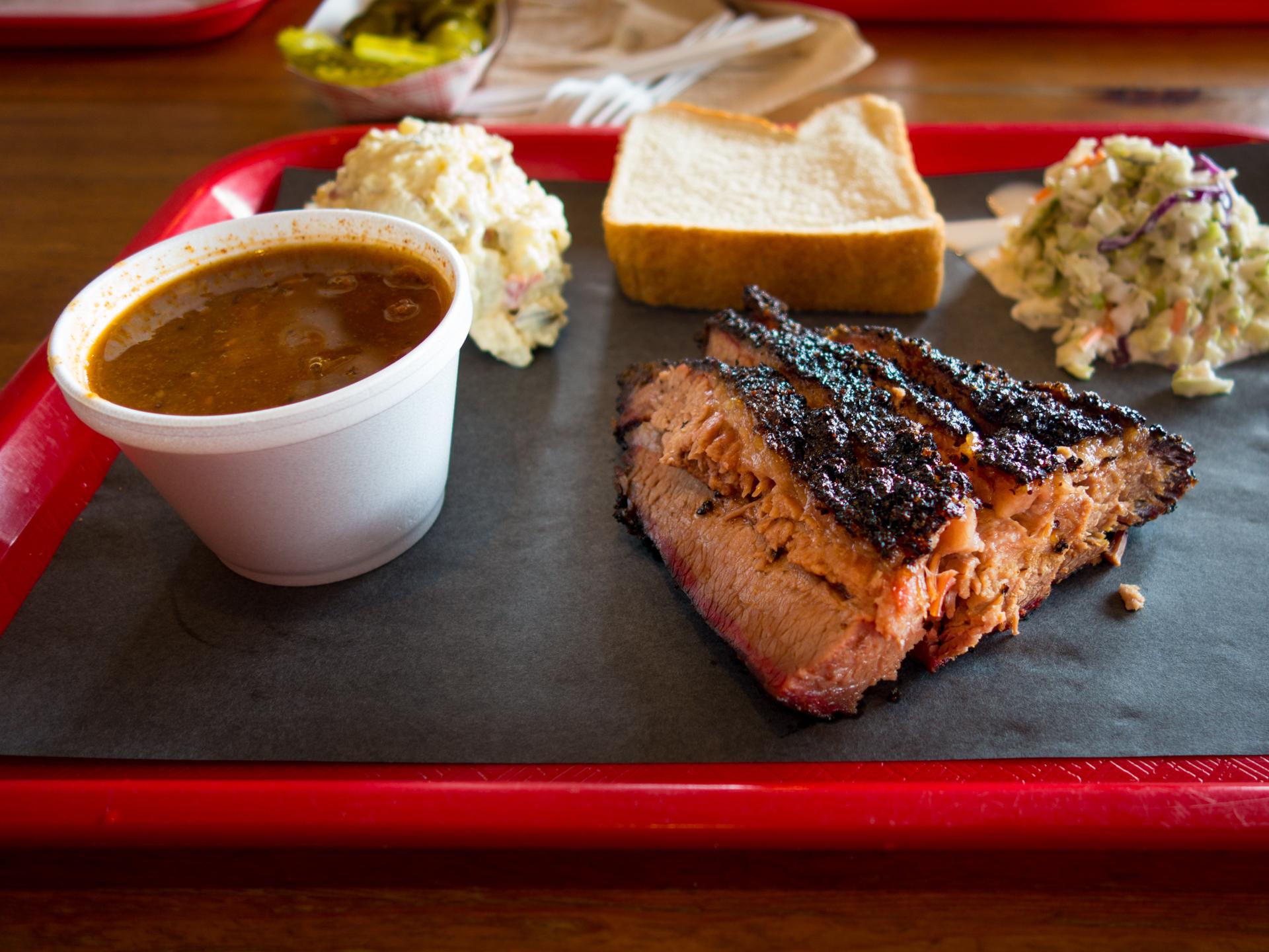 Texan BBQ Brisket from Stanley's in Tyler, TX [1920x1440] [OC] r/FoodPorn