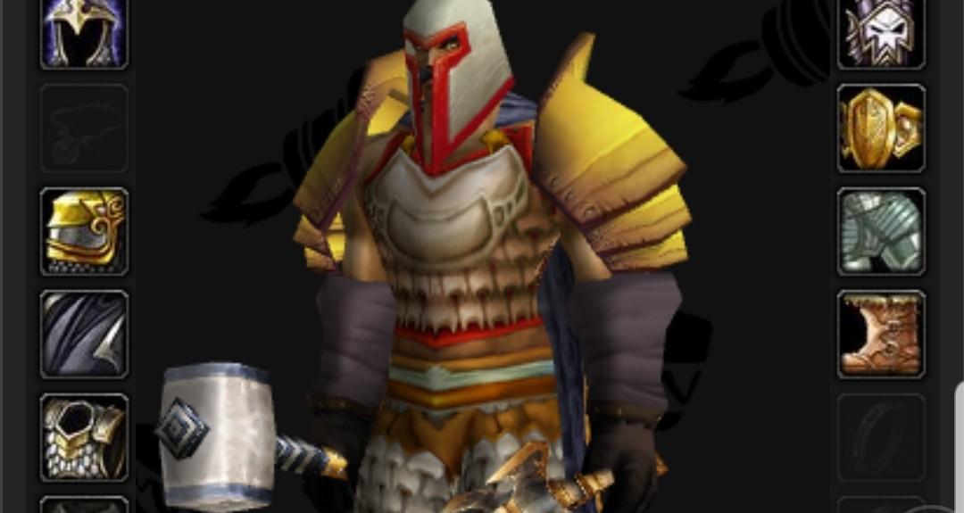 My first Holy Paladin pre Raid BiS Setup for Classic no Clothadin