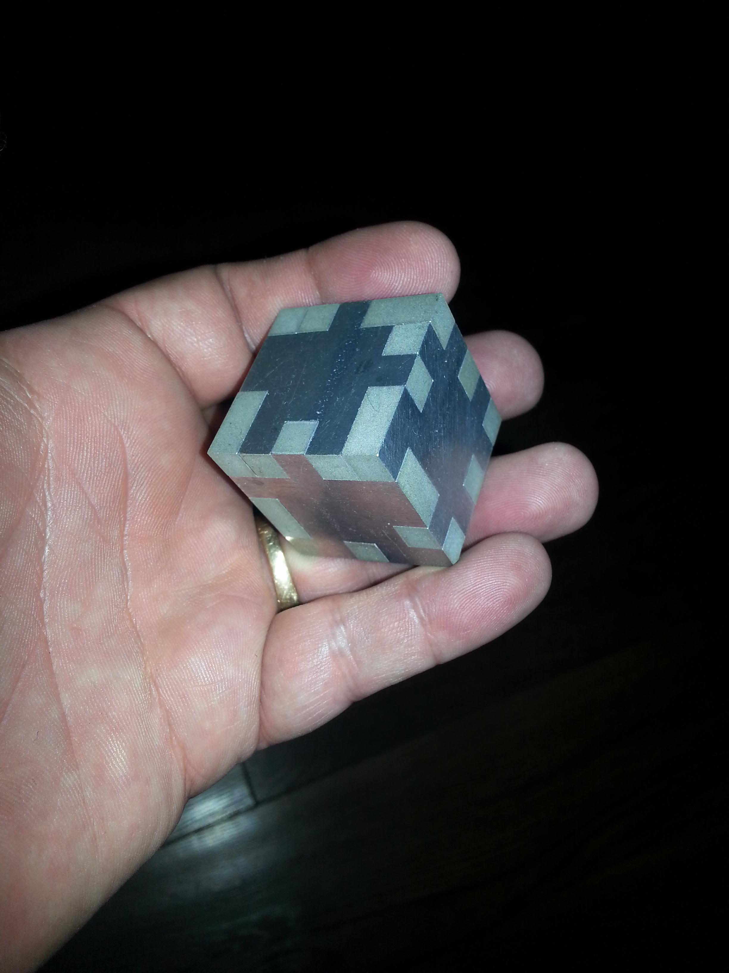 My cube. Wire edm r/Machinists