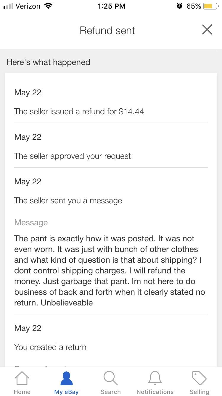 Just left a seller negative feedback and i feel terrible about it. r/Ebay