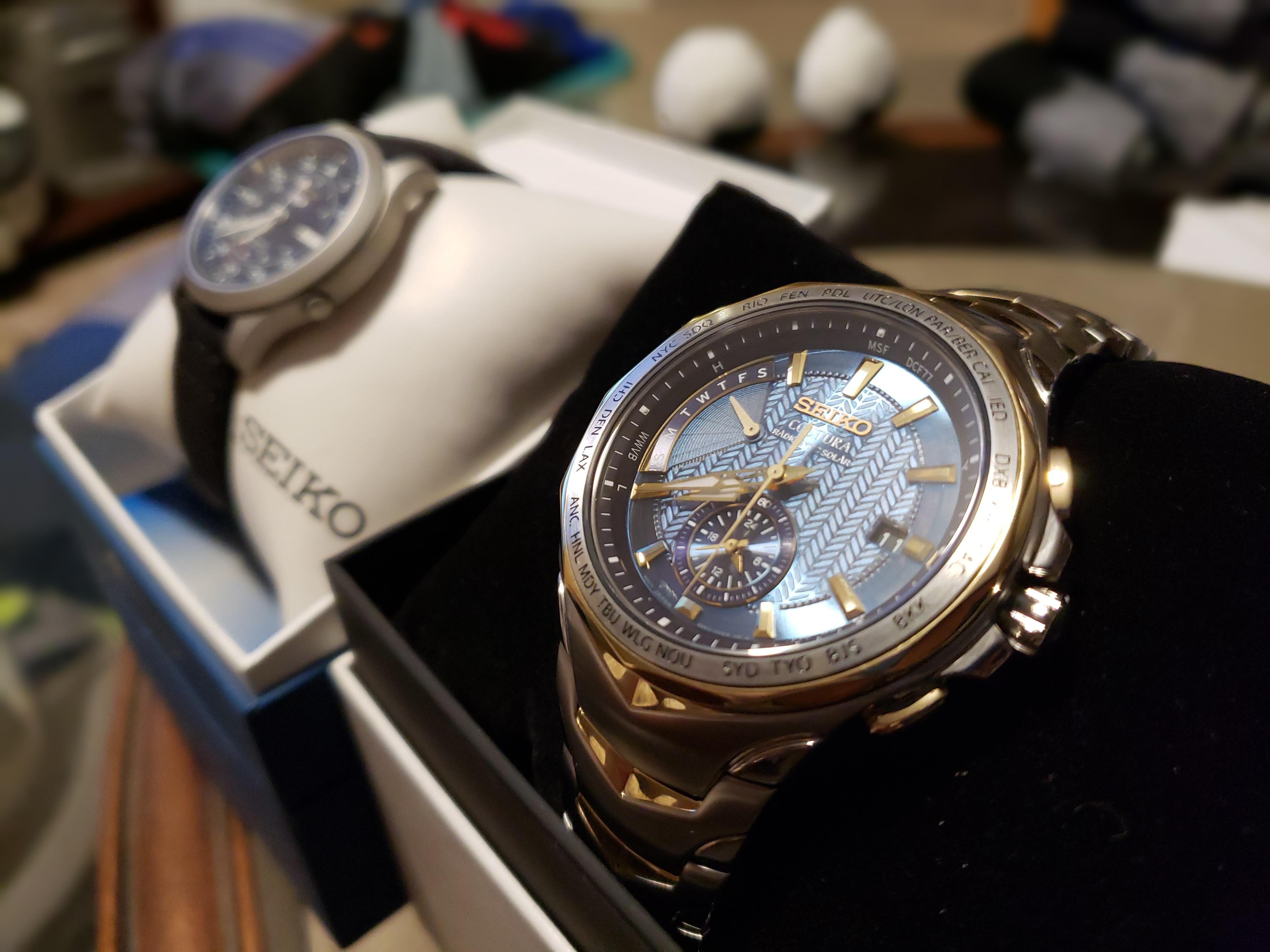 [Seiko] Contura Solar Radio Sync r/Watches