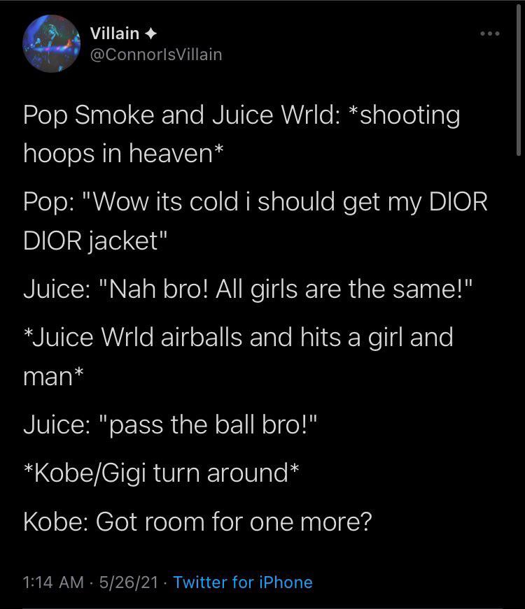 Pop Smoke and Juice Wrld *shooting hoops in heaven* playboicarti