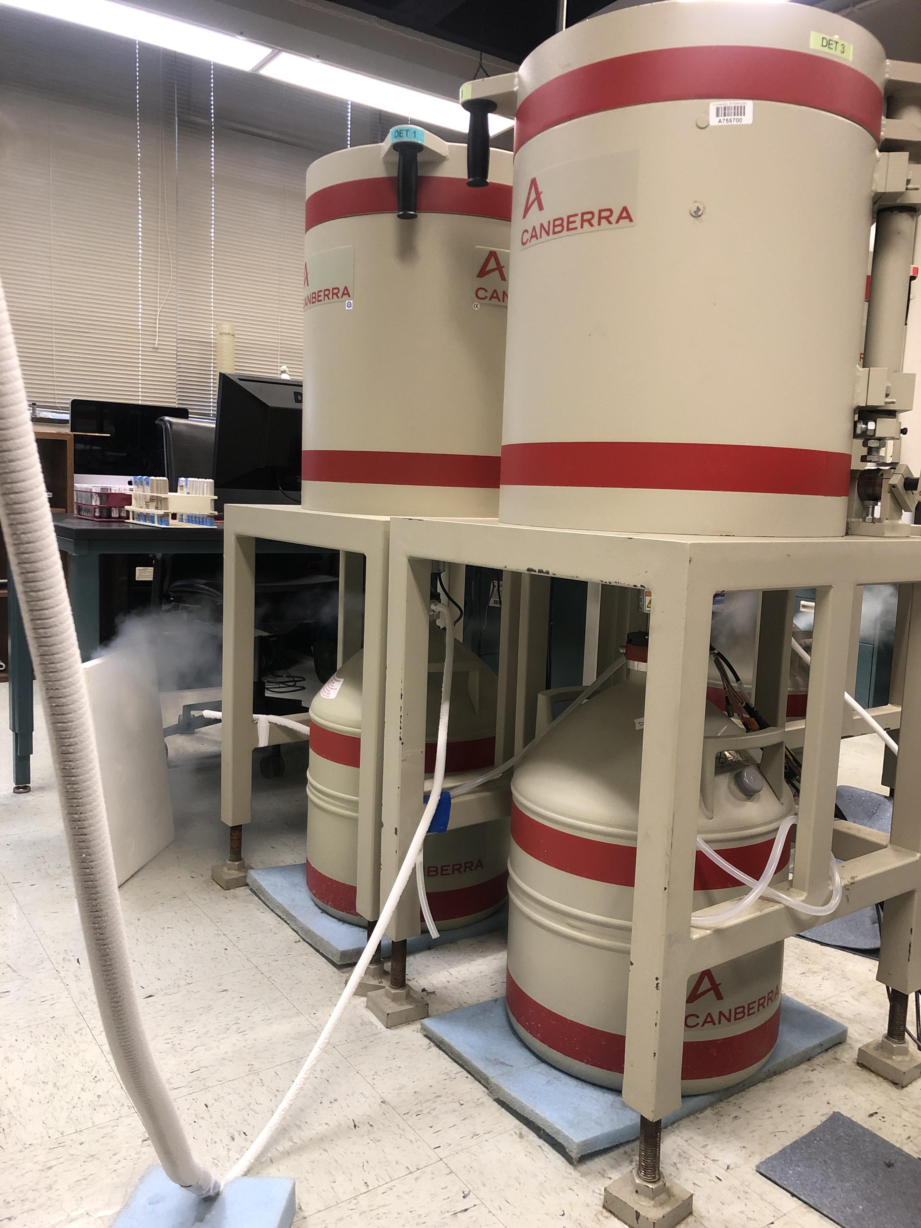 Germanium Crystal Gamma Spectroscopy Detectors for measuring Cs (Cesium