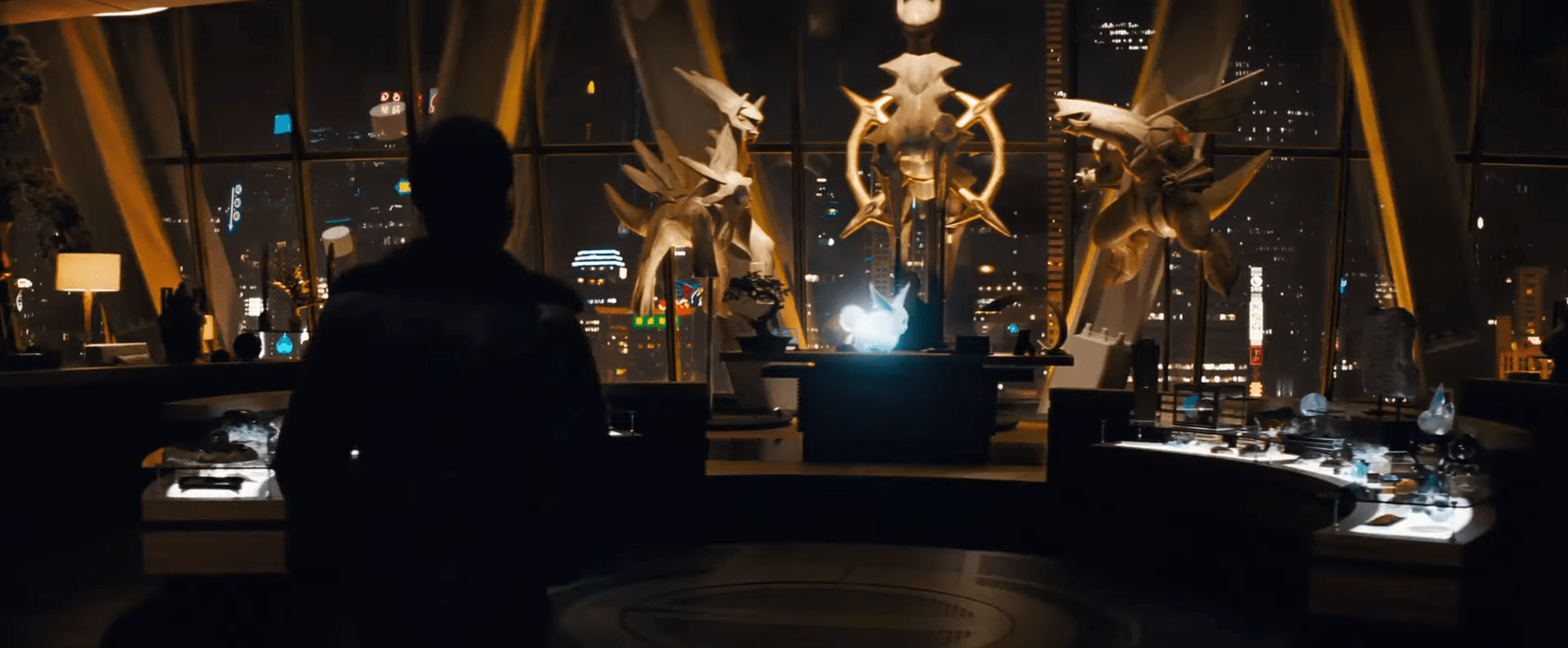 Dialga, Palkia and Arceus Statues in Detective Pikachu r/pokemon
