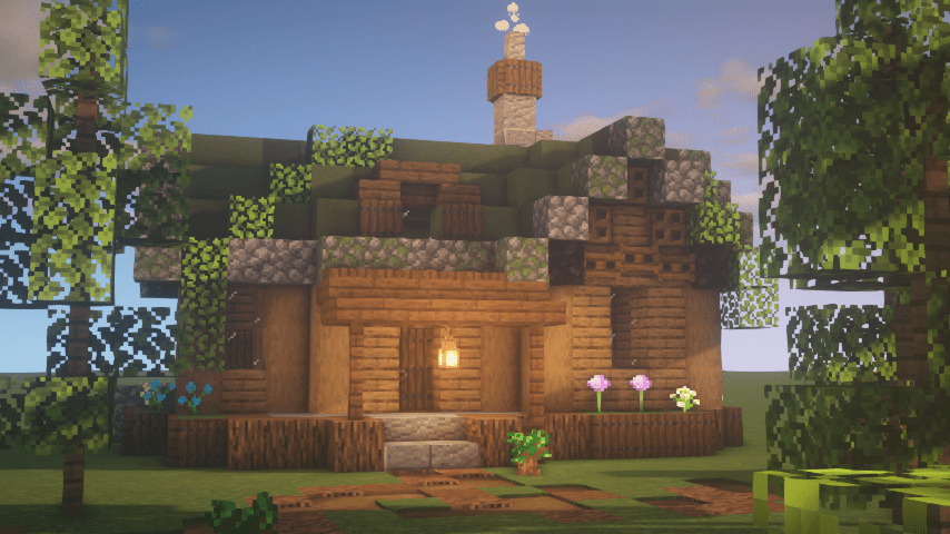 Used Terracotta for a roof. Would Reddit use it too? Minecraft