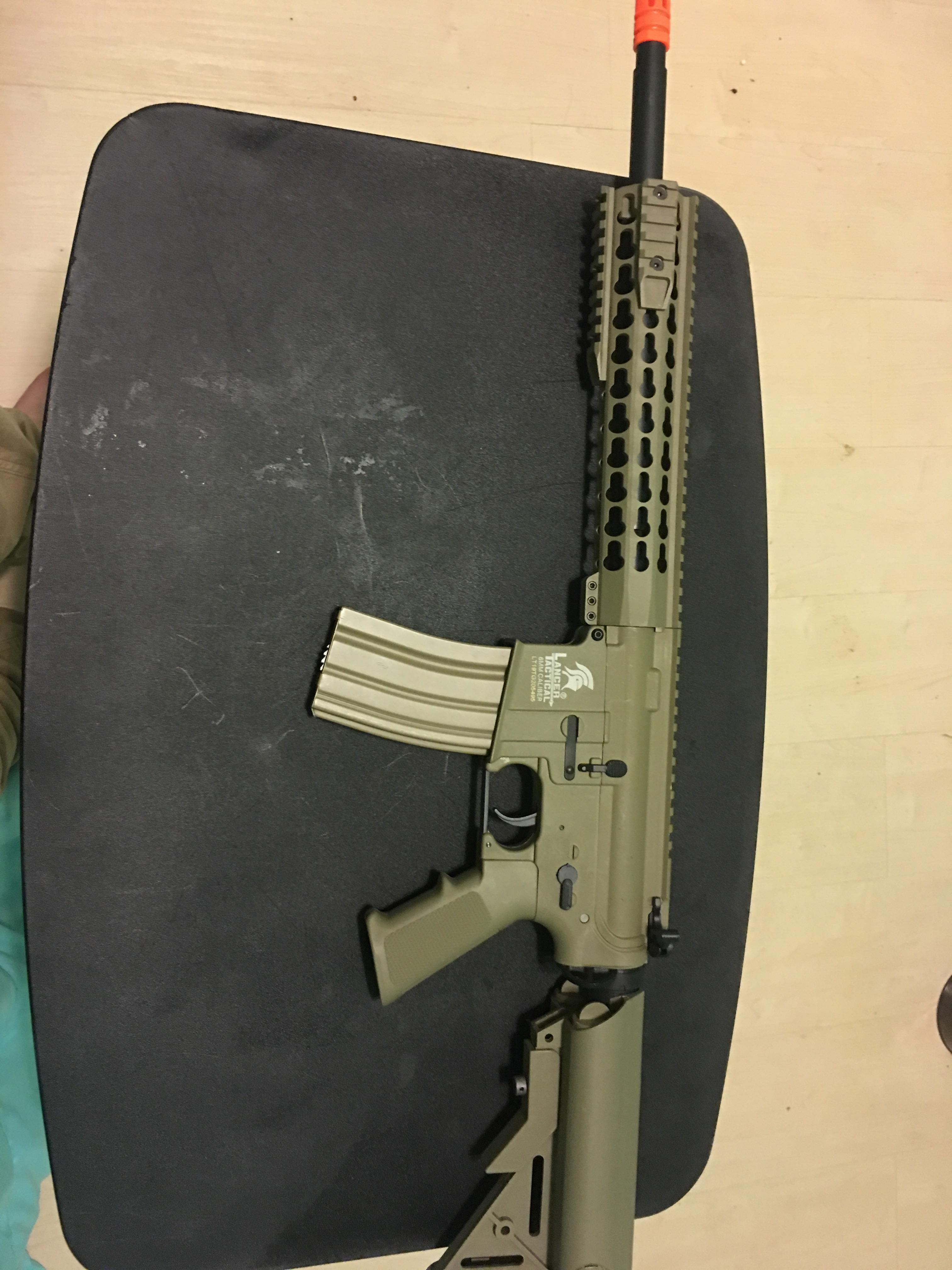 First airsoft gun picked up from my freind for 60 dollars r/airsoft