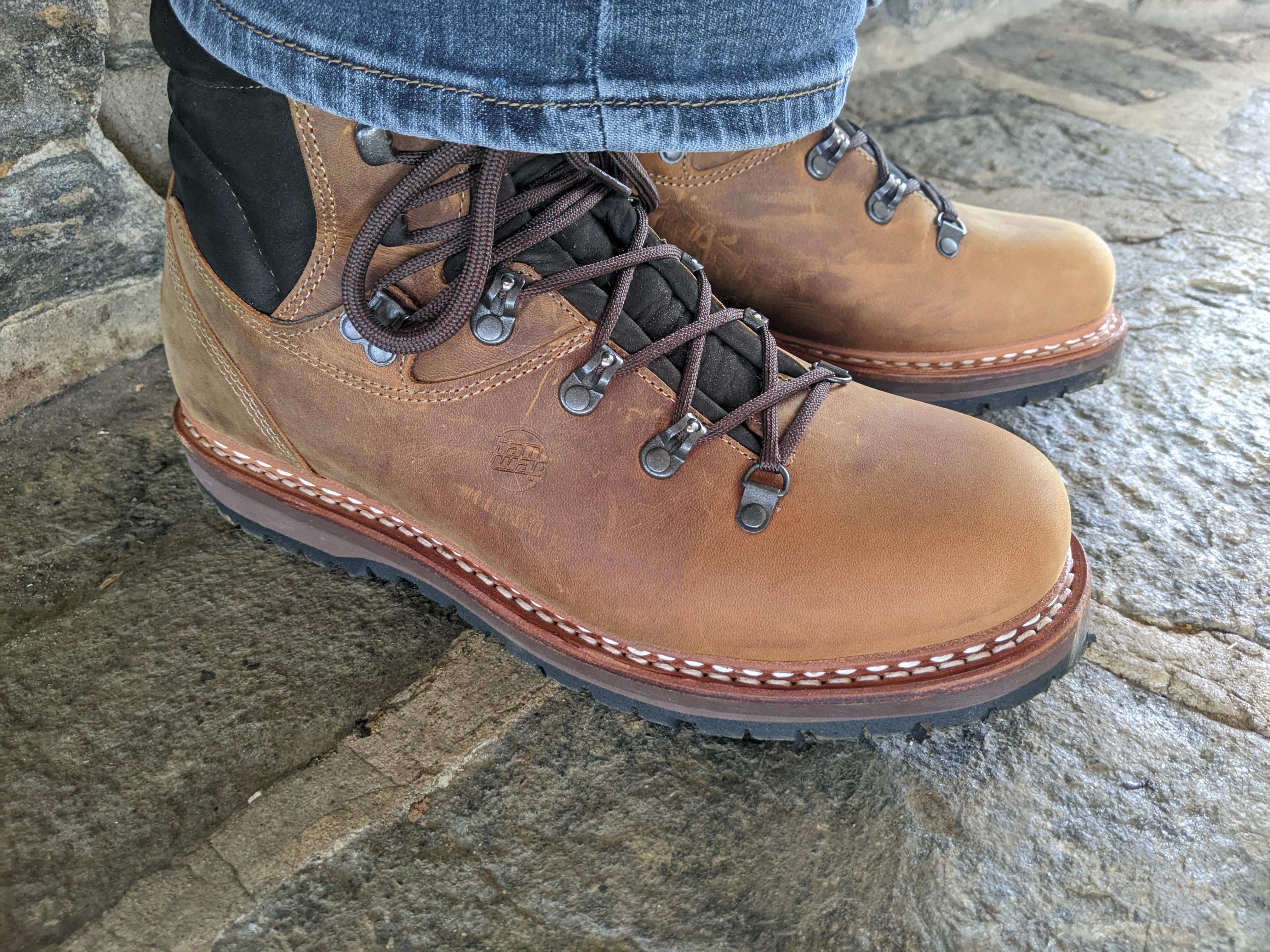 First Impressions Hanwag Bergler Bavarian Double Stitch Hiking Boots