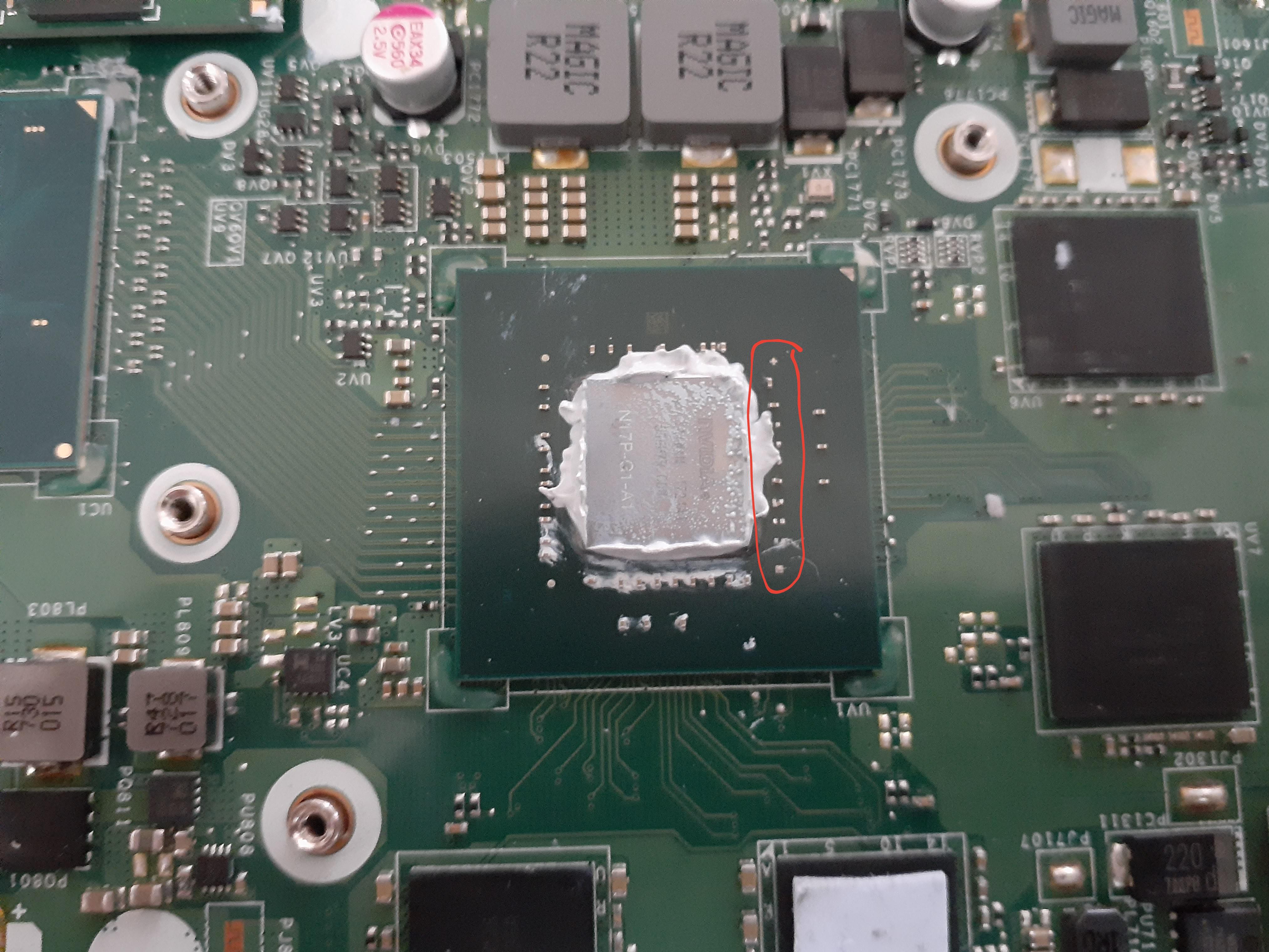 Scraped these off while trying to remove old thermal paste. Any advice appreciated r/AcerOfficial