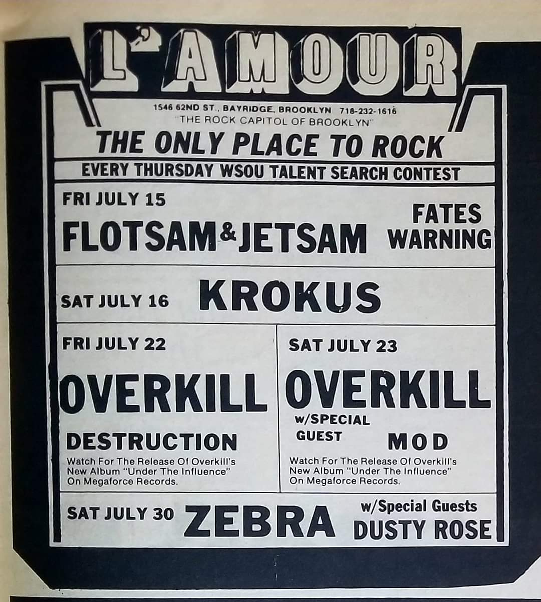 This week in 1988 at L'amour Brooklyn... r/Boneyard