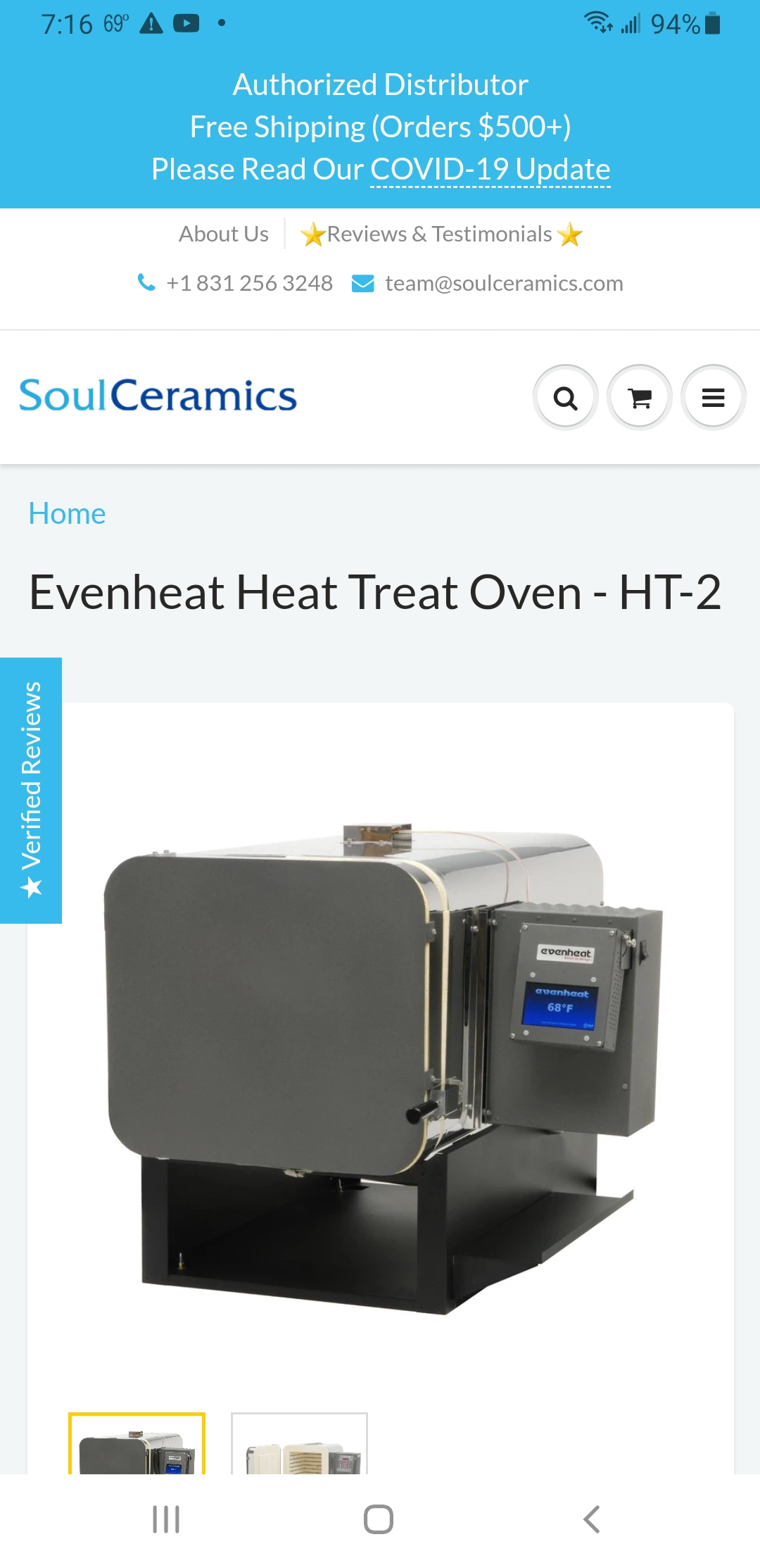 I'm going to buy a heat treat oven for the home shop......i was looking