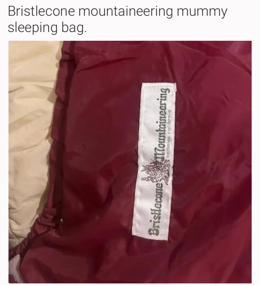 Im looking at buying this used sleeping bag but can’t find anything on