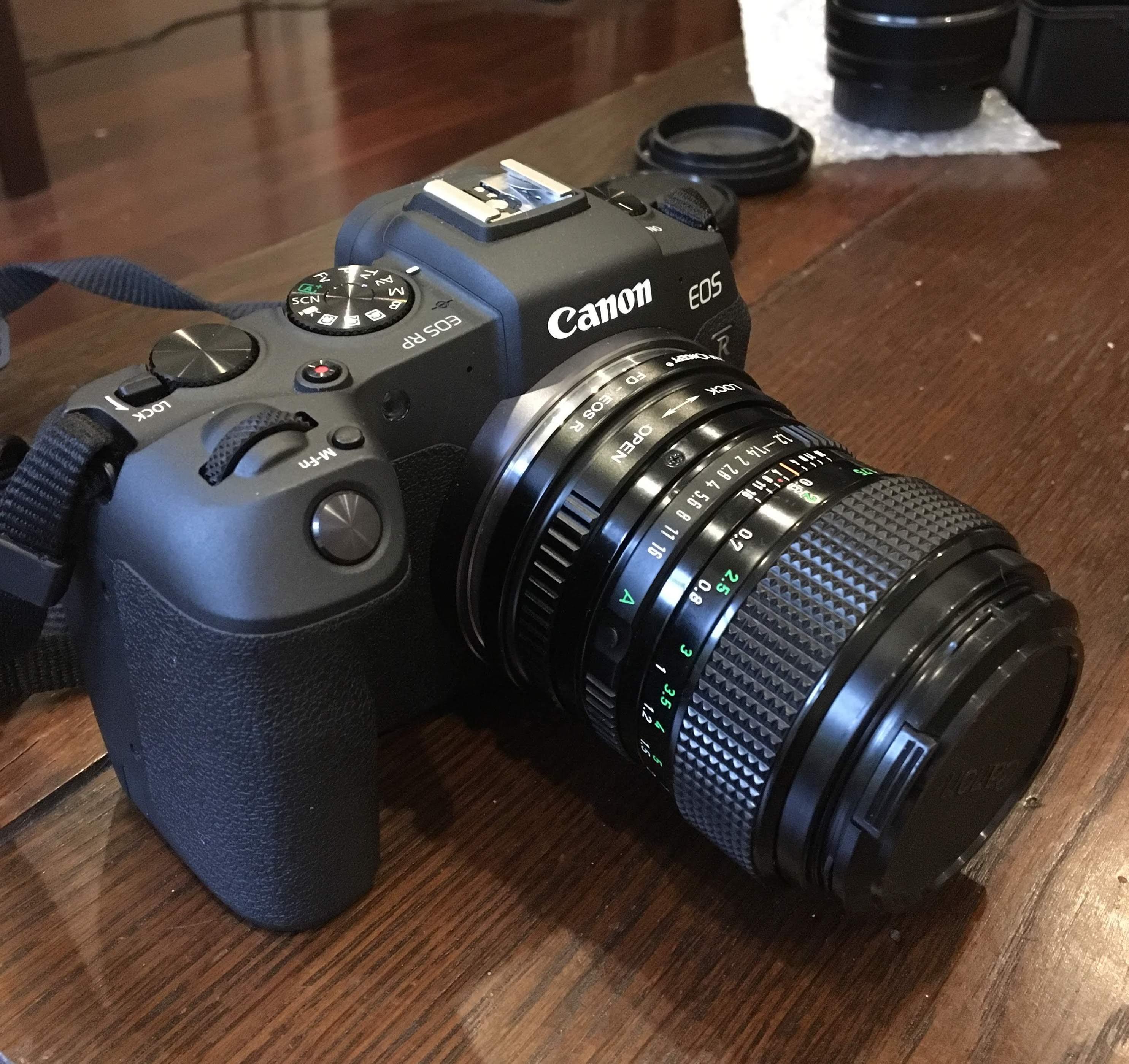 Canon RP I can finally use an FD 50mm f/1.2 r/canon