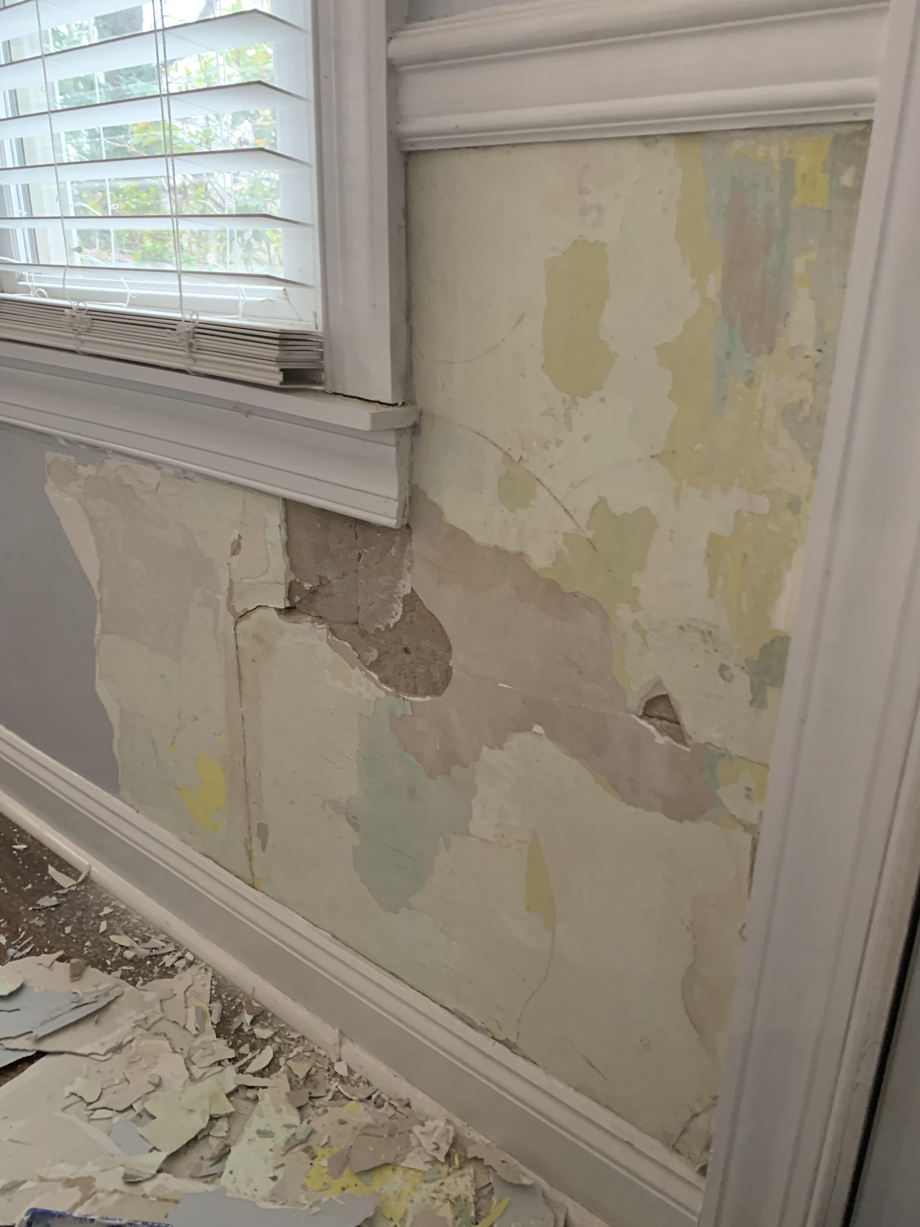 Can you mud over plaster? r/paint