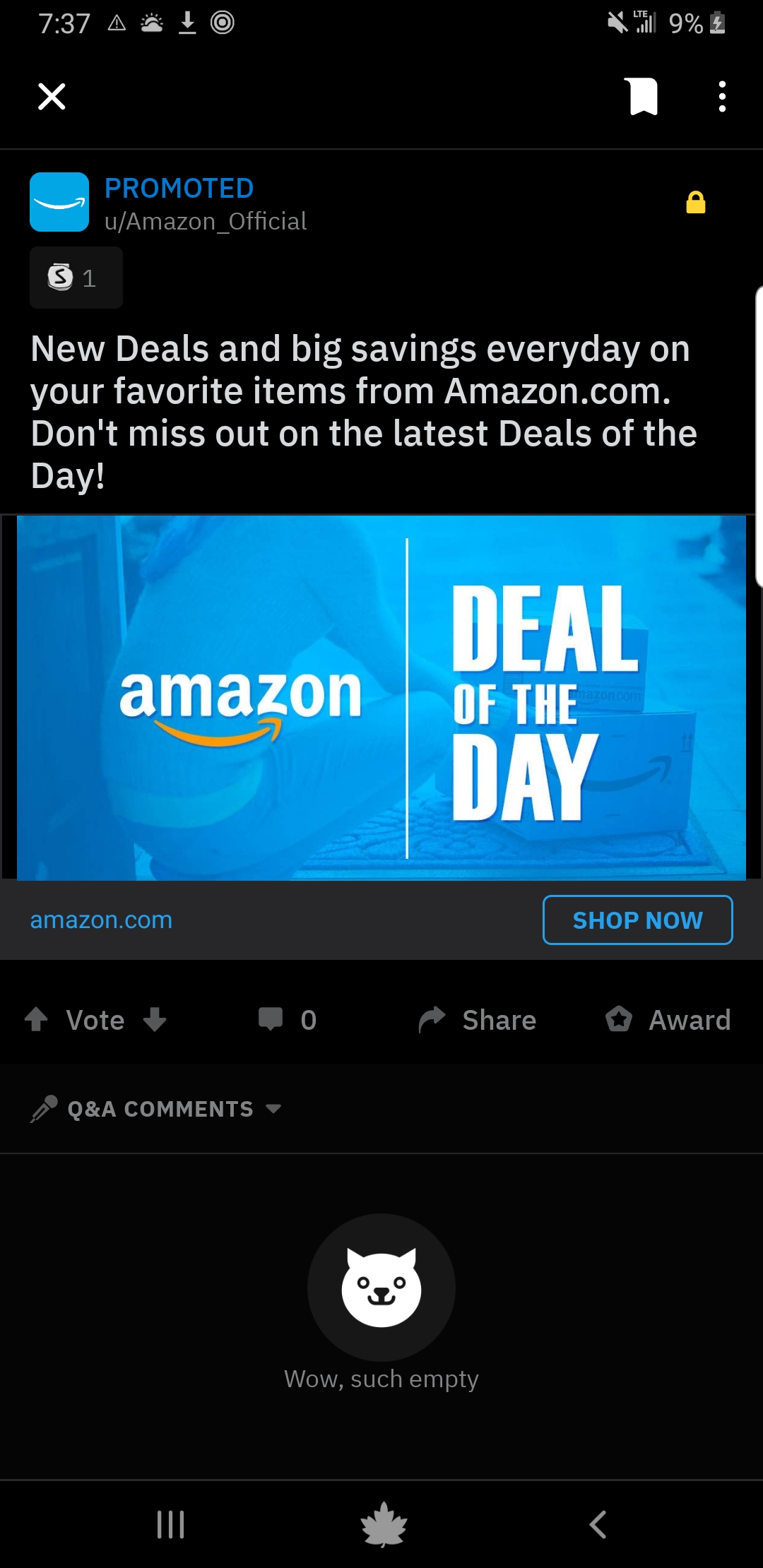 An ad with a reddit silver award r/ofcoursethatsathing