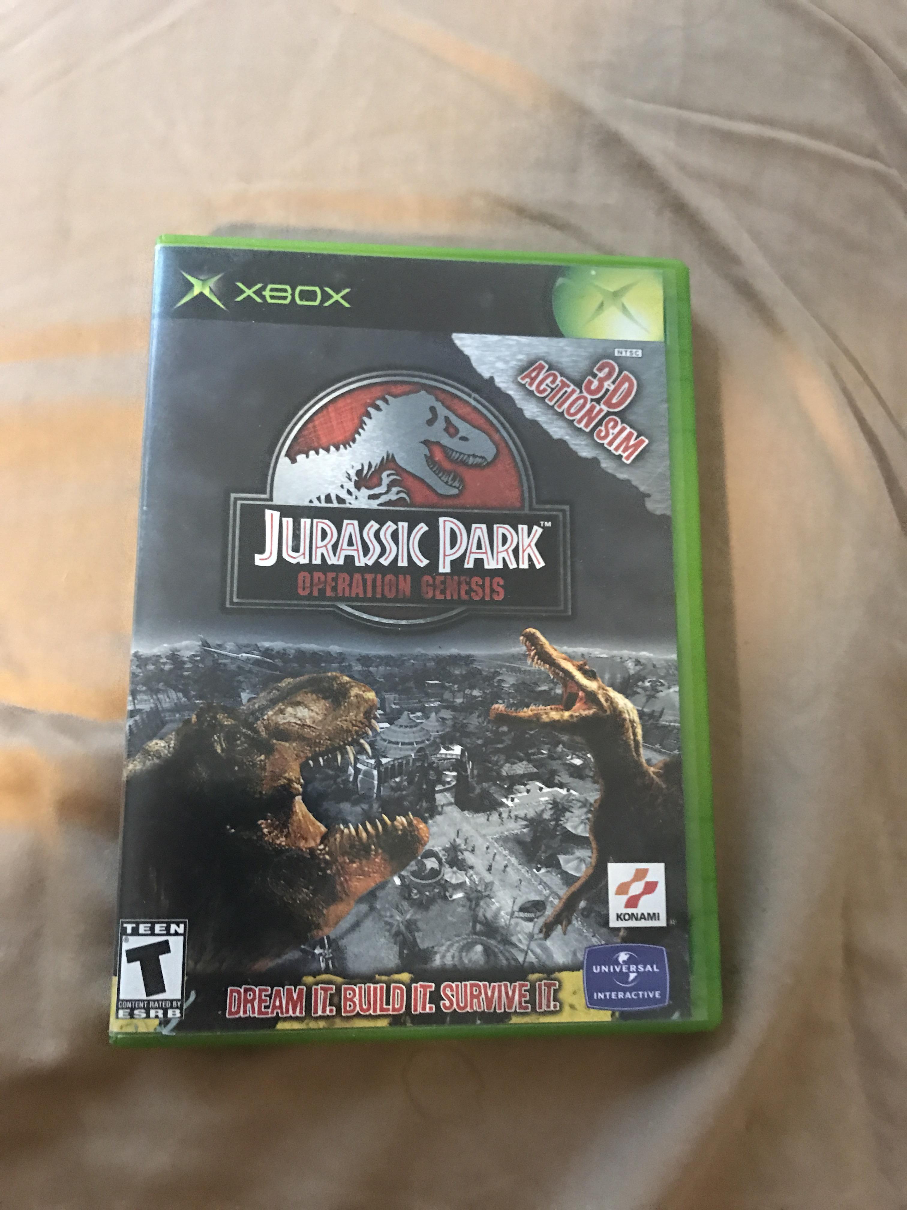 Jurassic park operation genesis xbox debtbilla