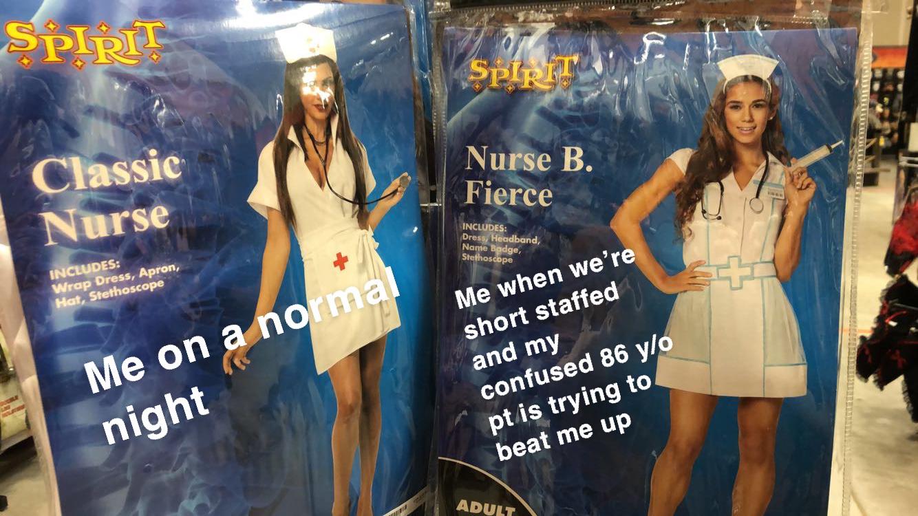 These Halloween costumes are getting pretty accurate! r/nursing