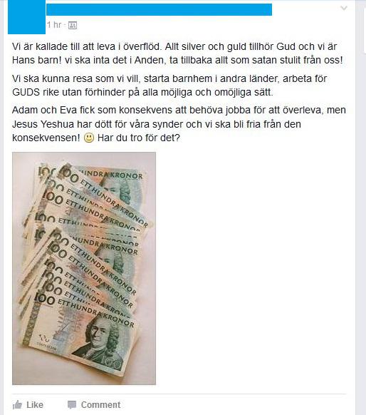 Ont om pengar? sweden