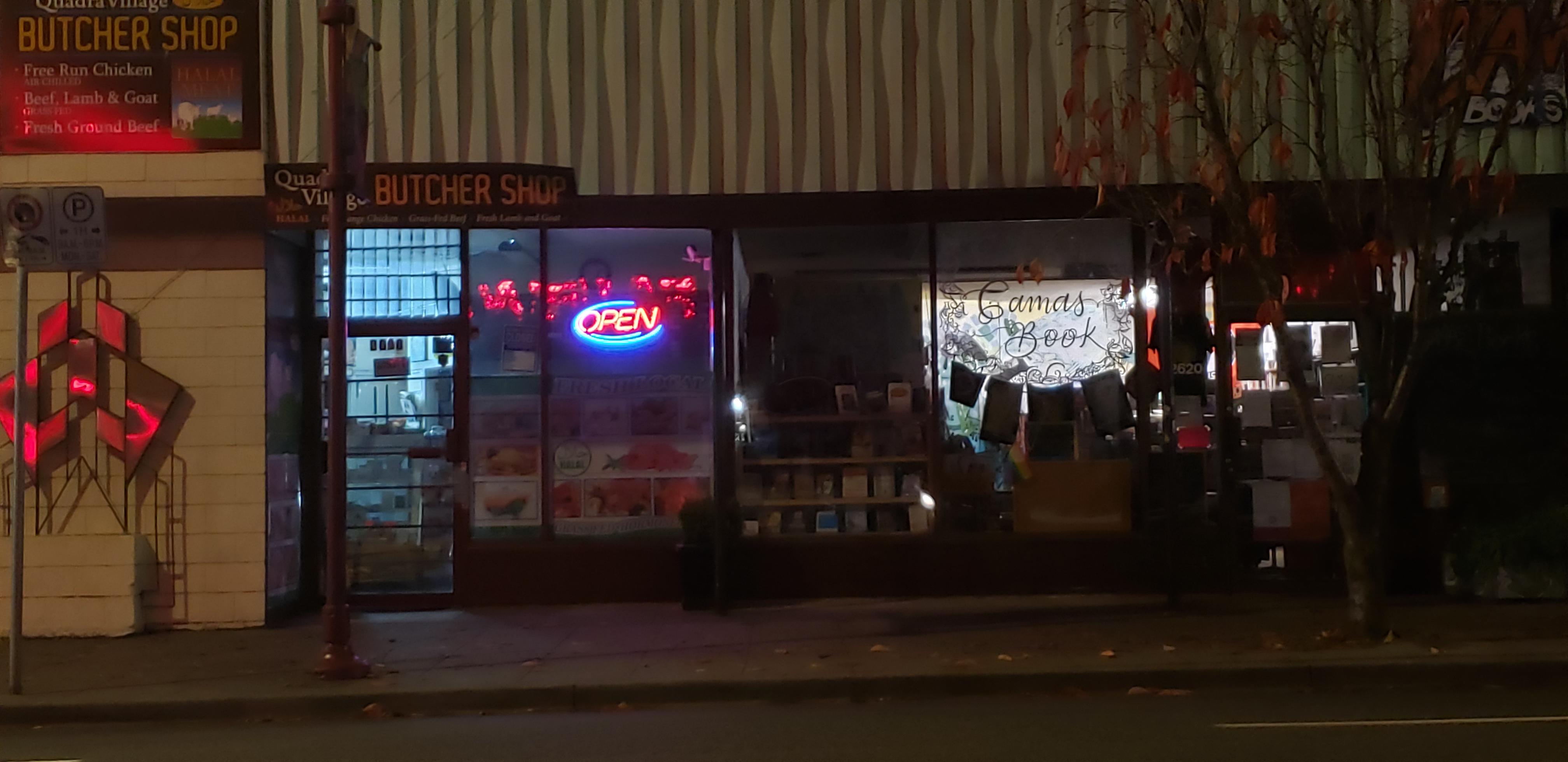 Quadra Village Butcher Shop Victoria BC r/opensignclosedstore