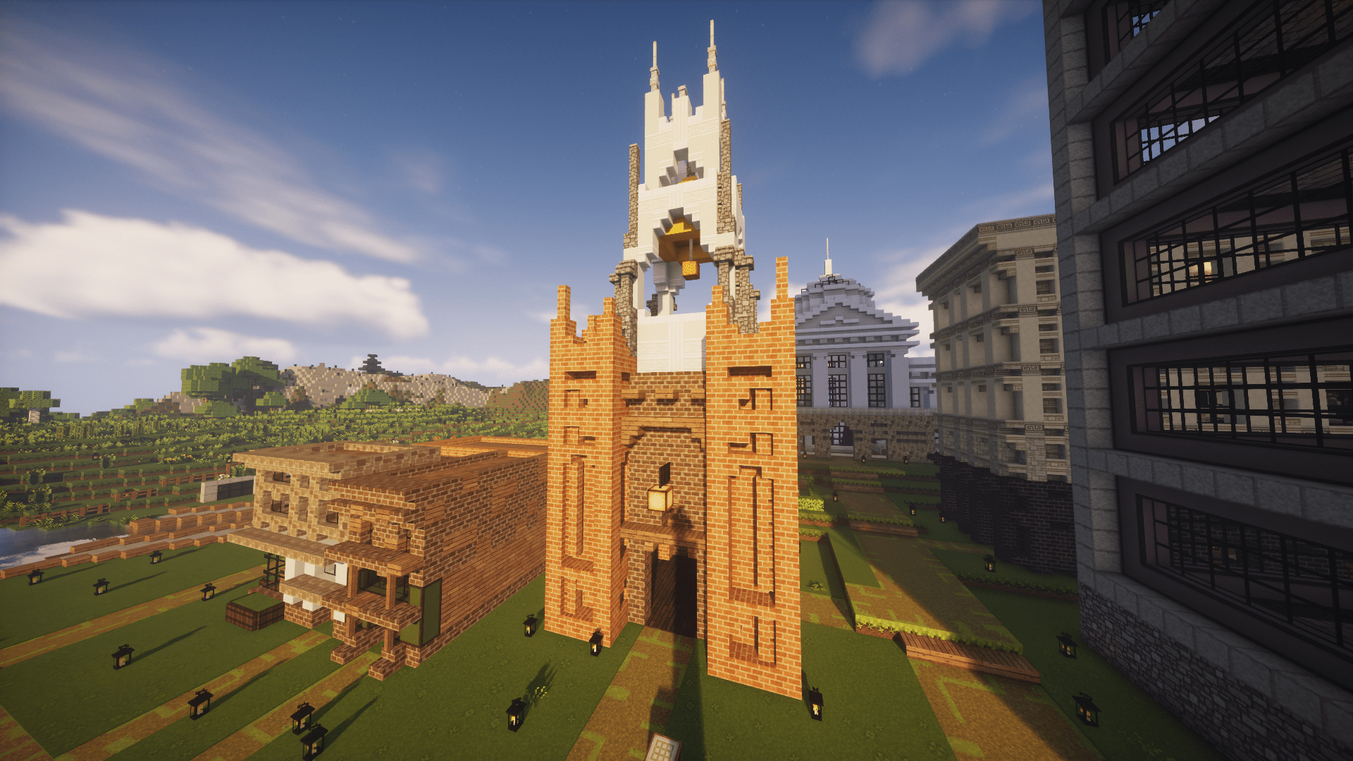 Finally Completed My Bell Tower r/Minecraft
