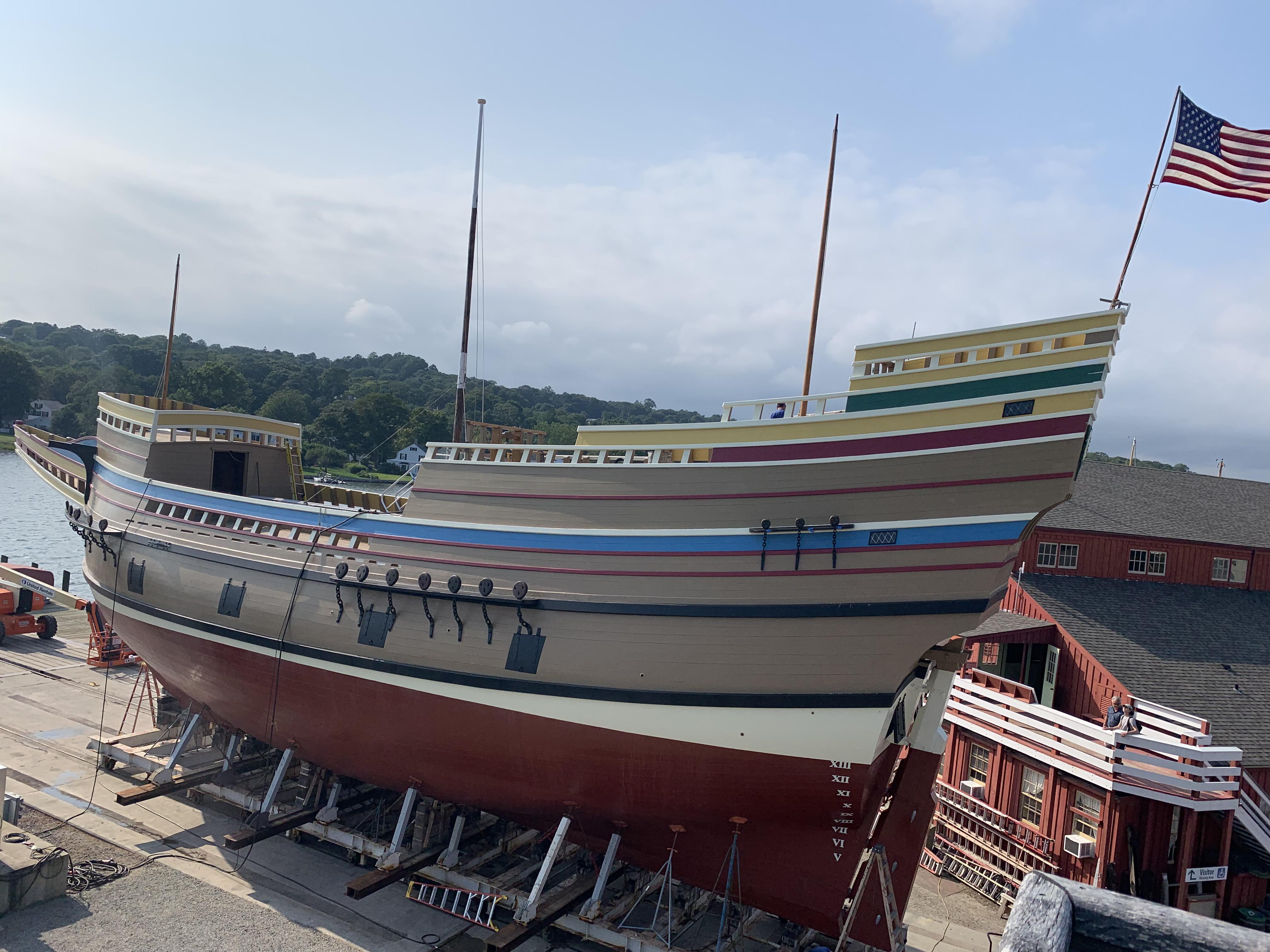 Mayflower II ready to be relaunched, September 2019. (1792x828) r