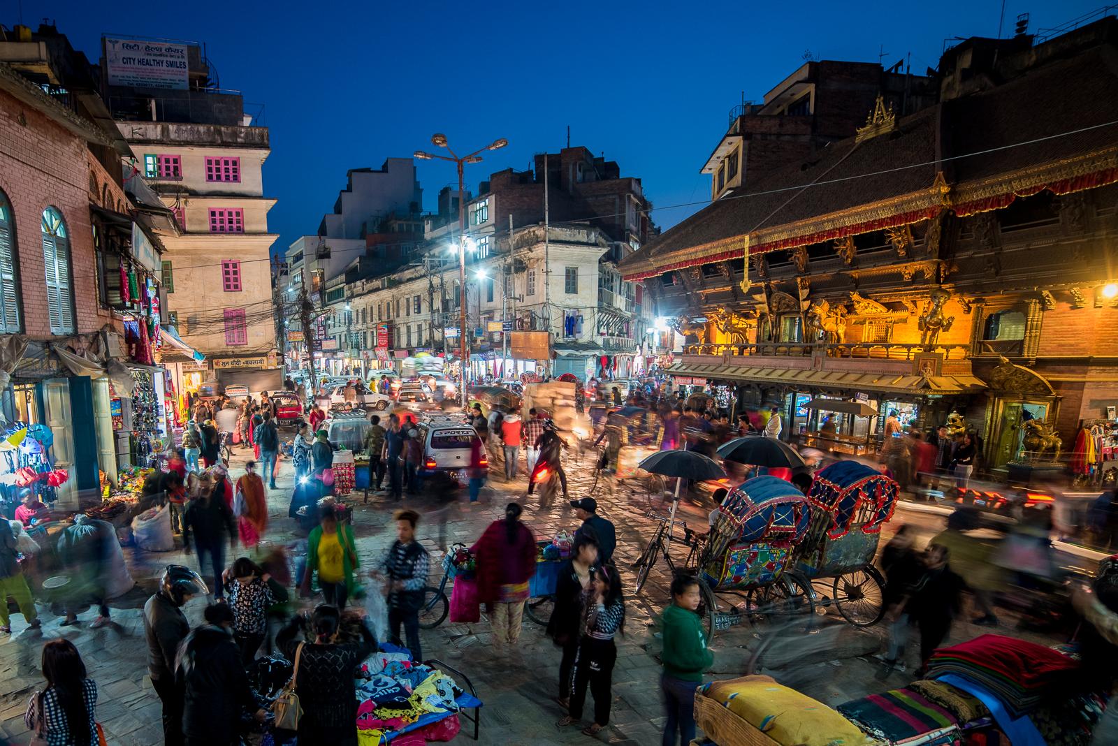 Kathmandu night market. Such a great place for people watching! r/travel