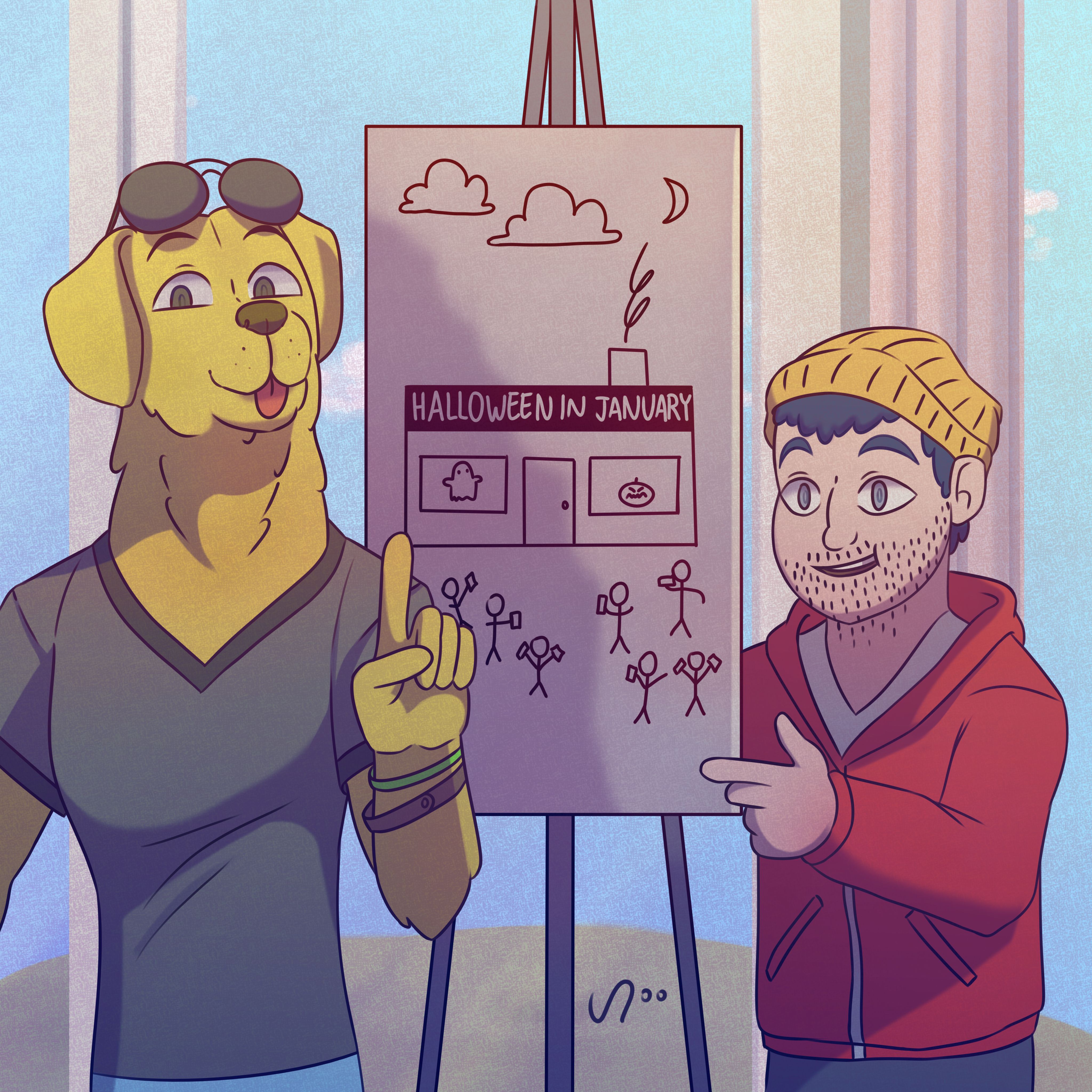 Halloween in January! Fanart by me ) BoJackHorseman