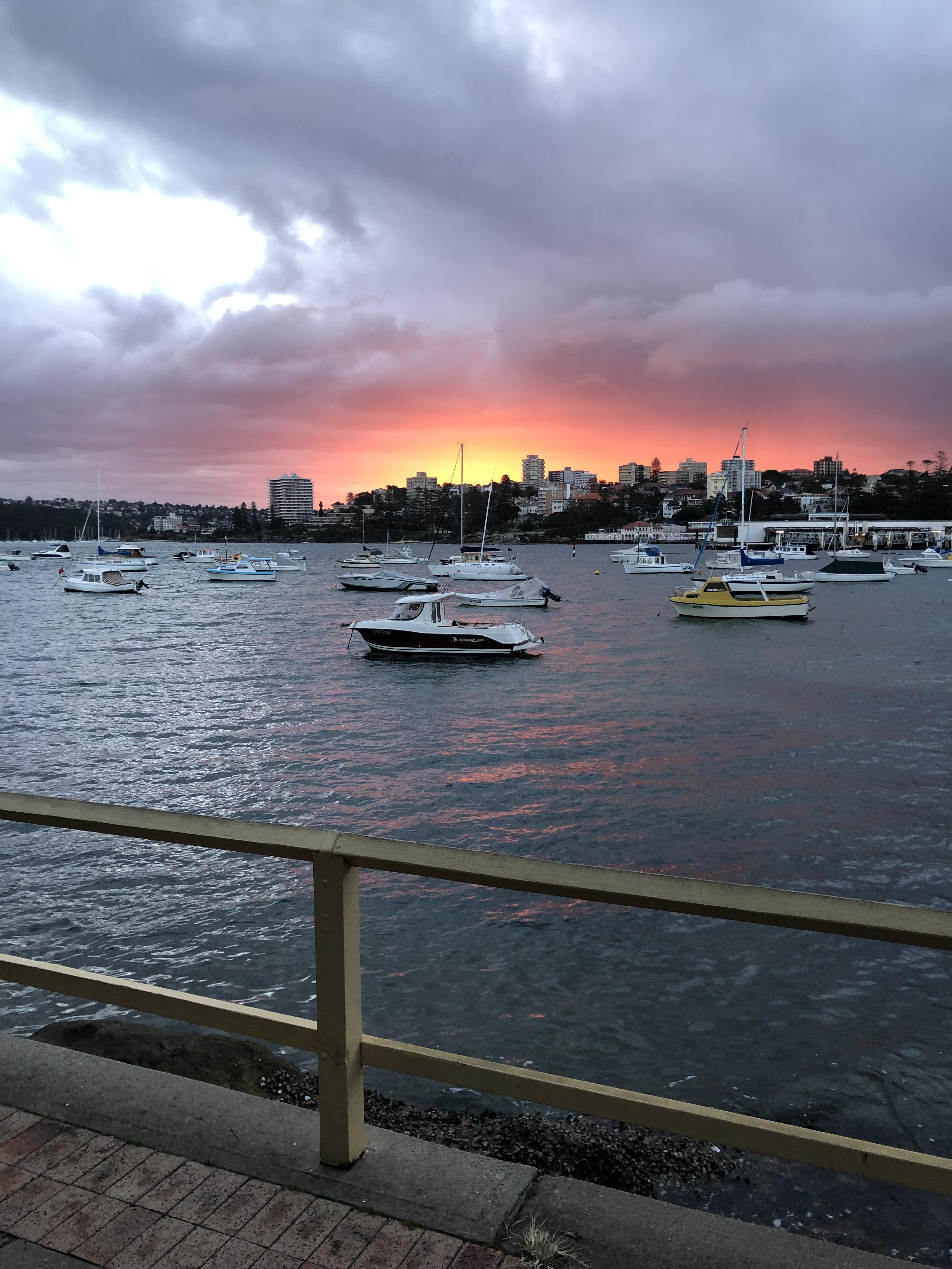Winter sunset in Manly r/sydney