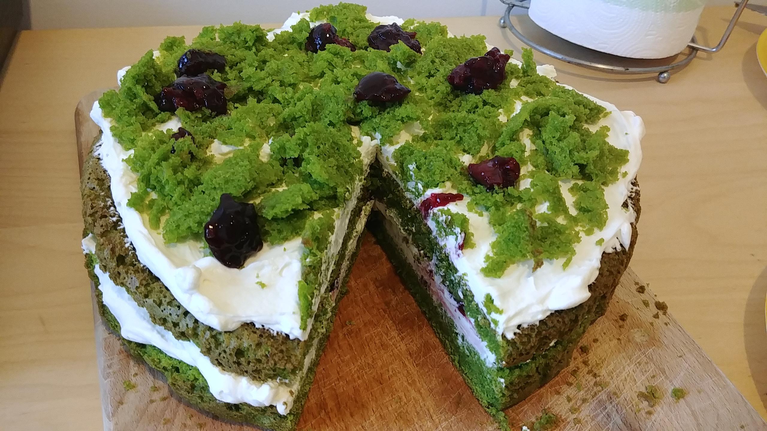 Today the main page is filled with meats, so I present Double layer