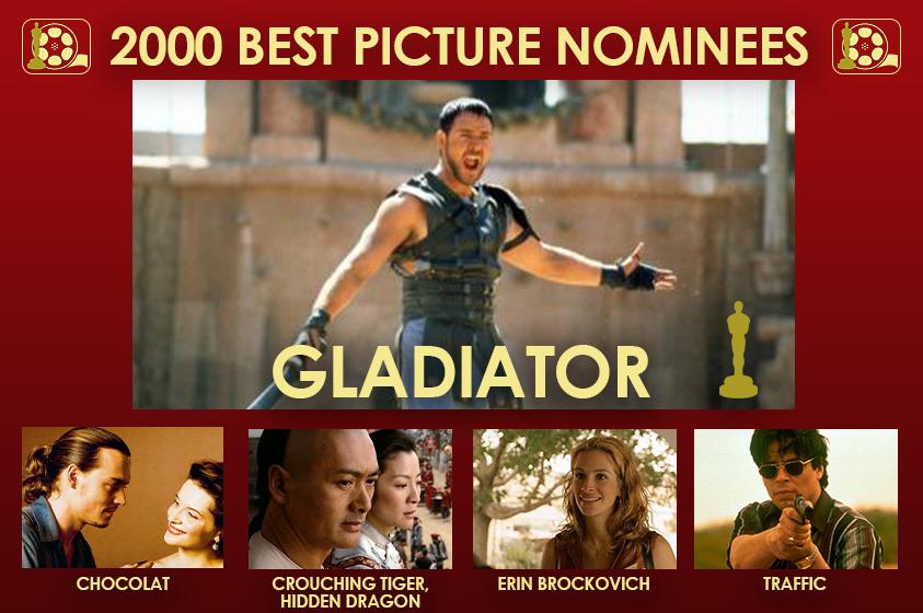 Next Best Picture winner we’re watching/reviewing is 2000’s “Gladiator