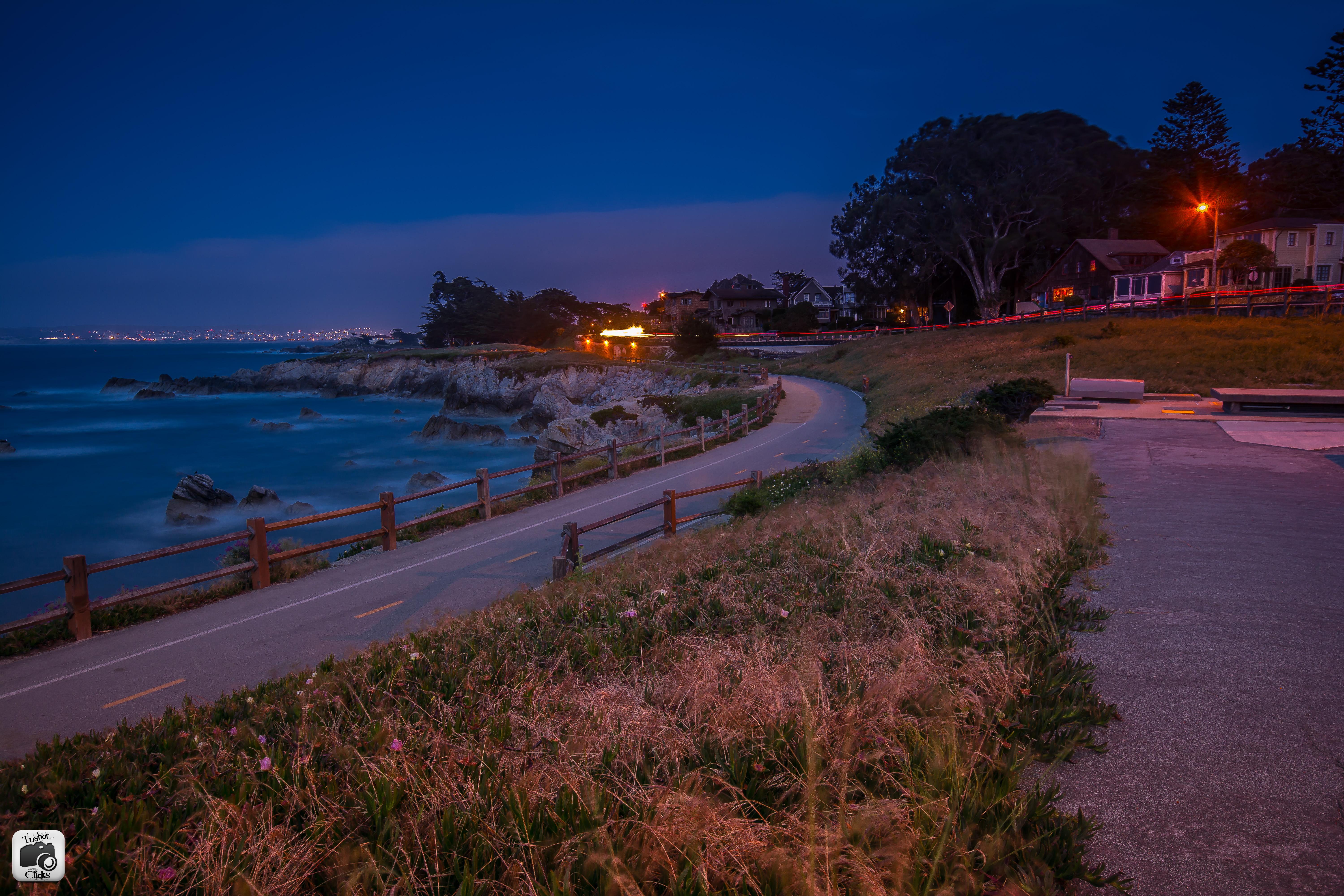 120S Exposure on a Cold summer's night in the Pacific Grove, Monterey