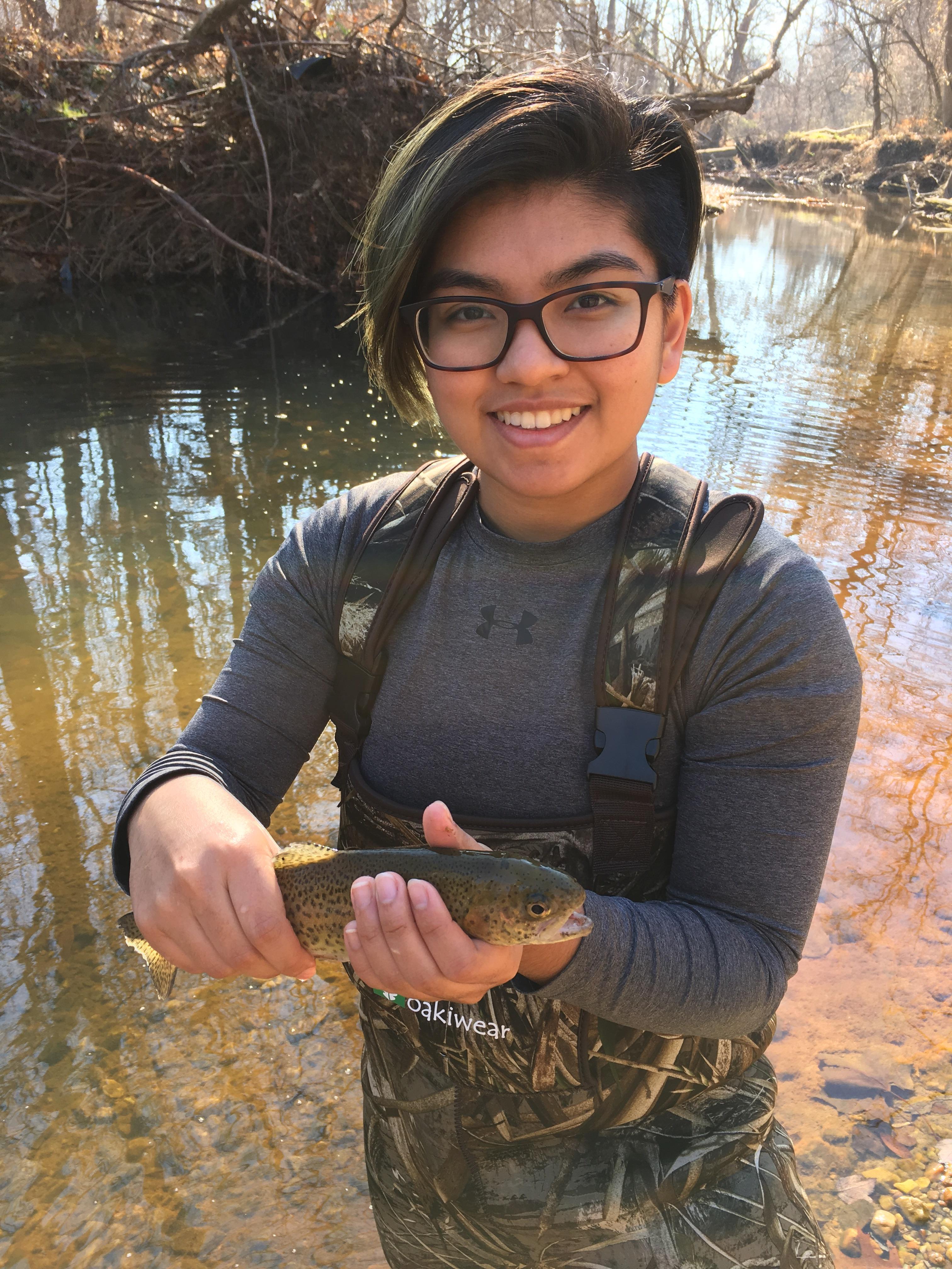 First time trout fishing! r/Fishing