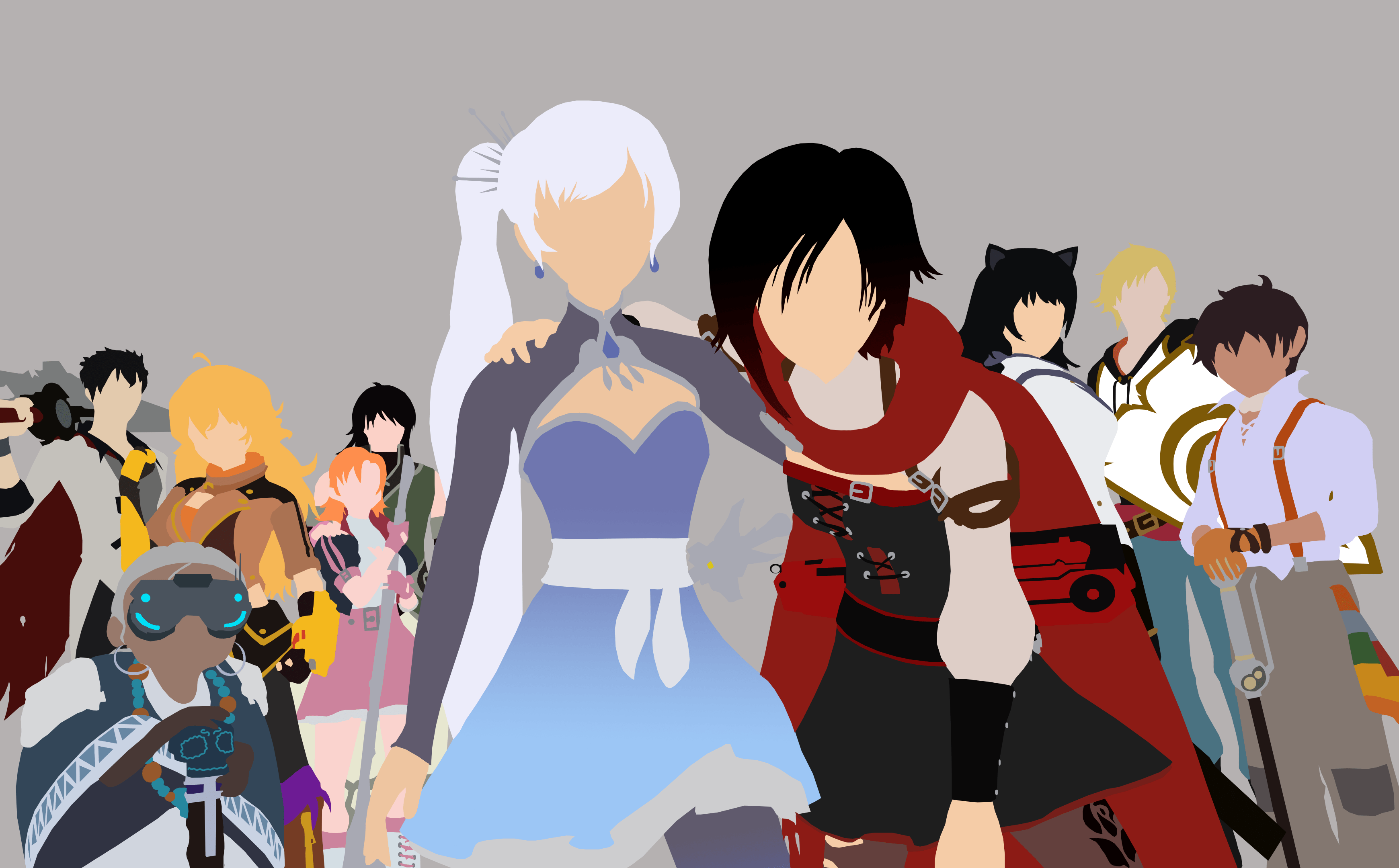Minimalist Rwby And Company By Chrisfch Rrwby