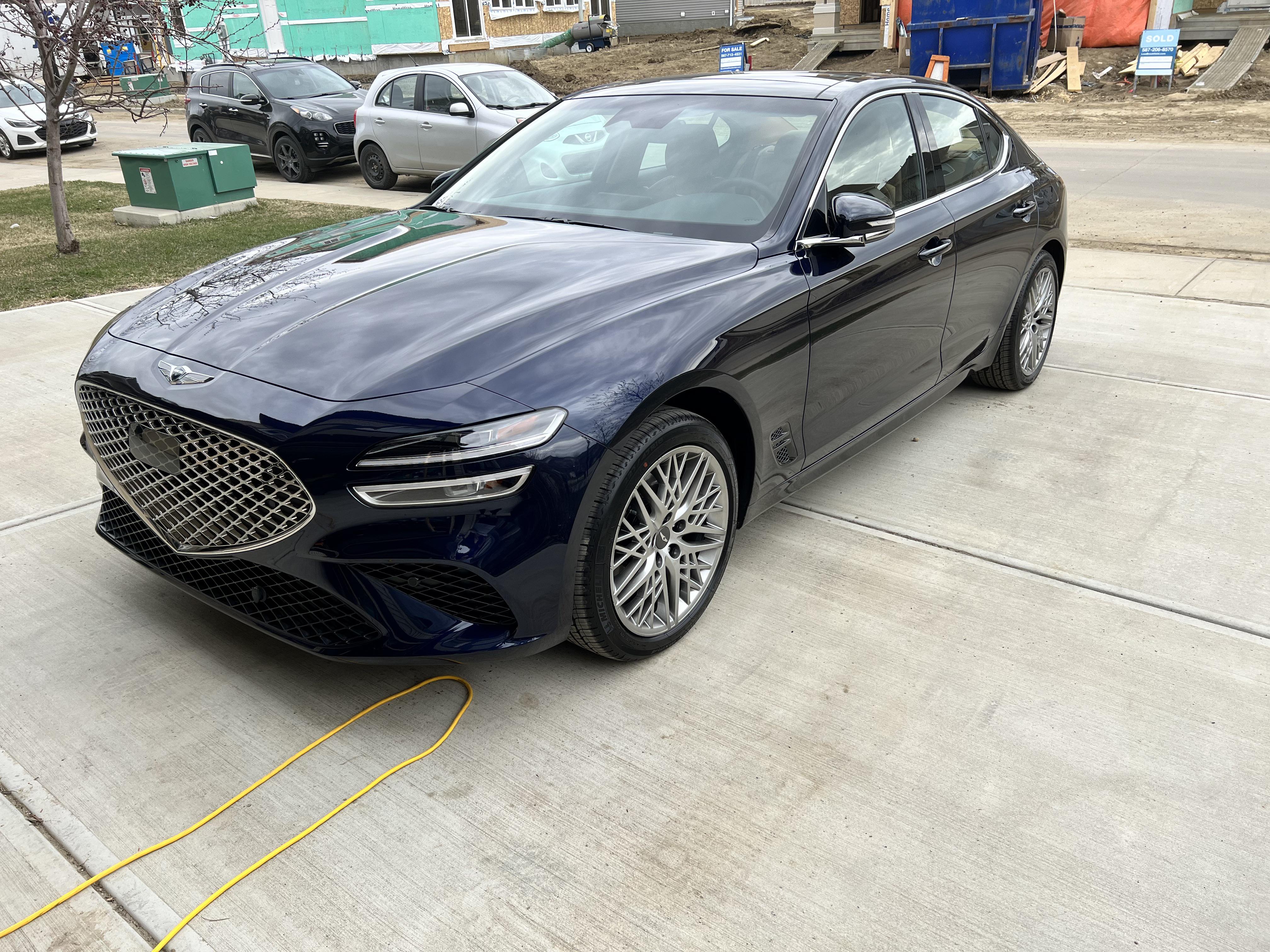 The capri blue was the right choice. So sick at night r/GenesisG70