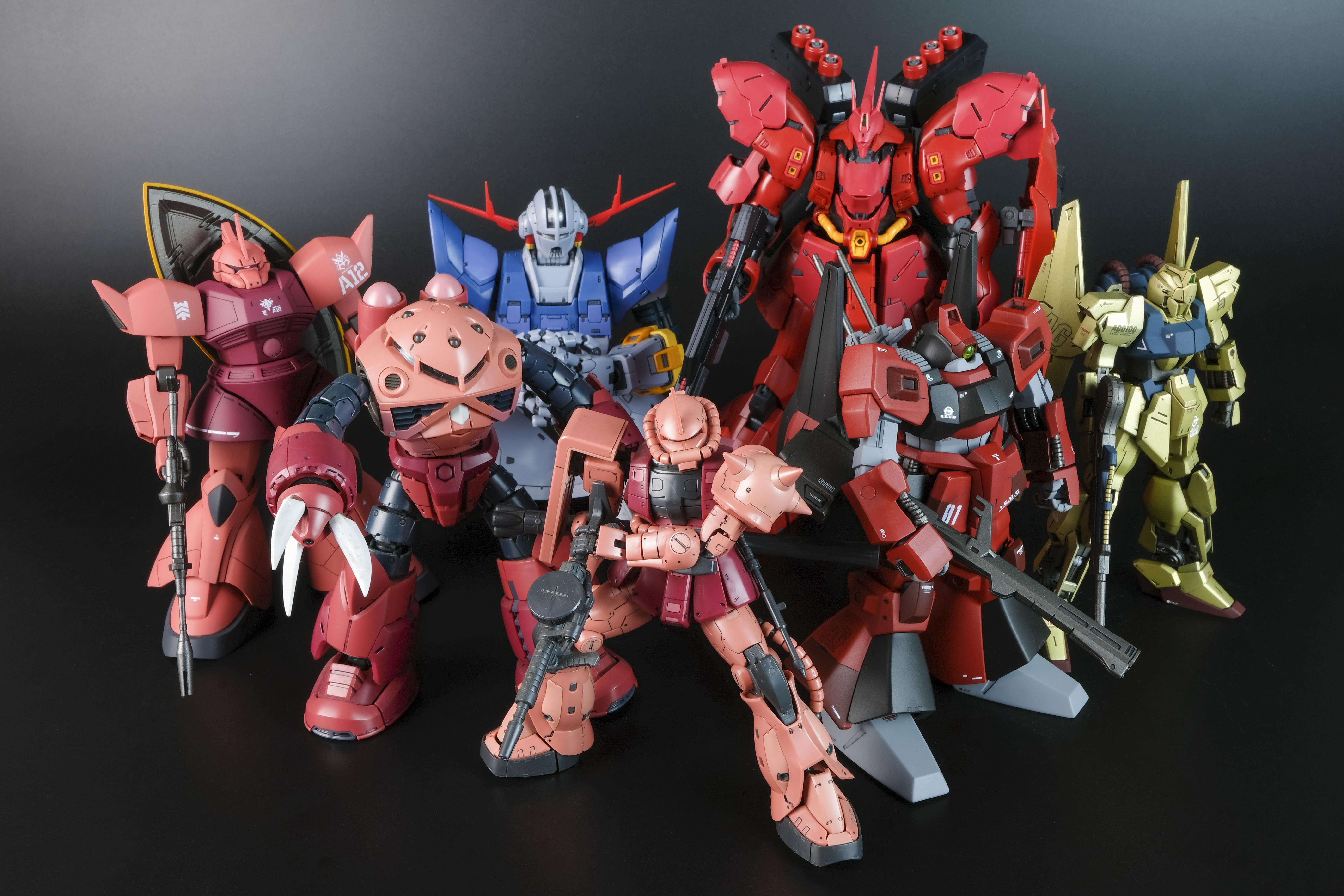 1/144 Char Mobile Suits. It would be great if Bandai released all of
