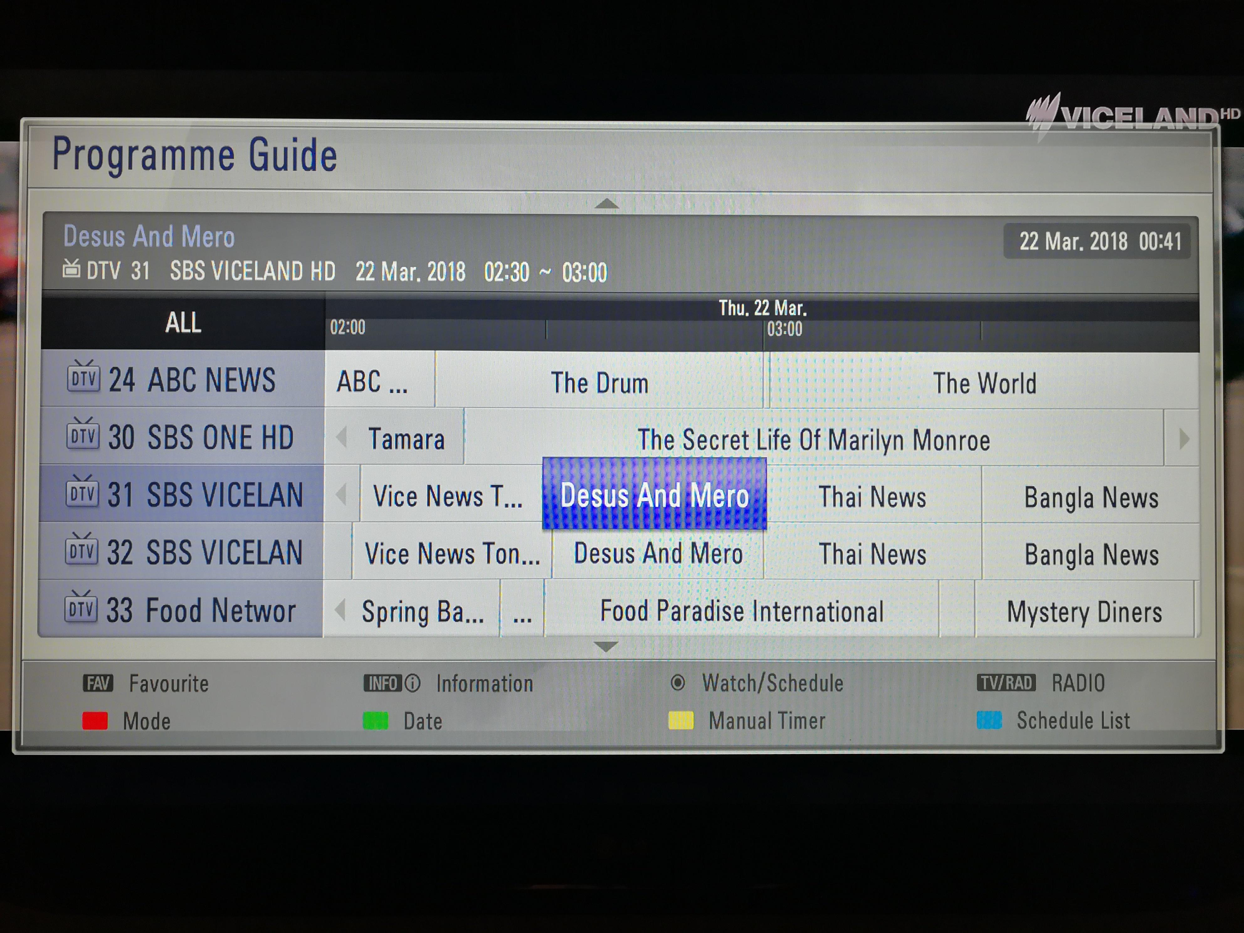 SBS Viceland (Australia) with the dick move. 230 am timeslot?!? r