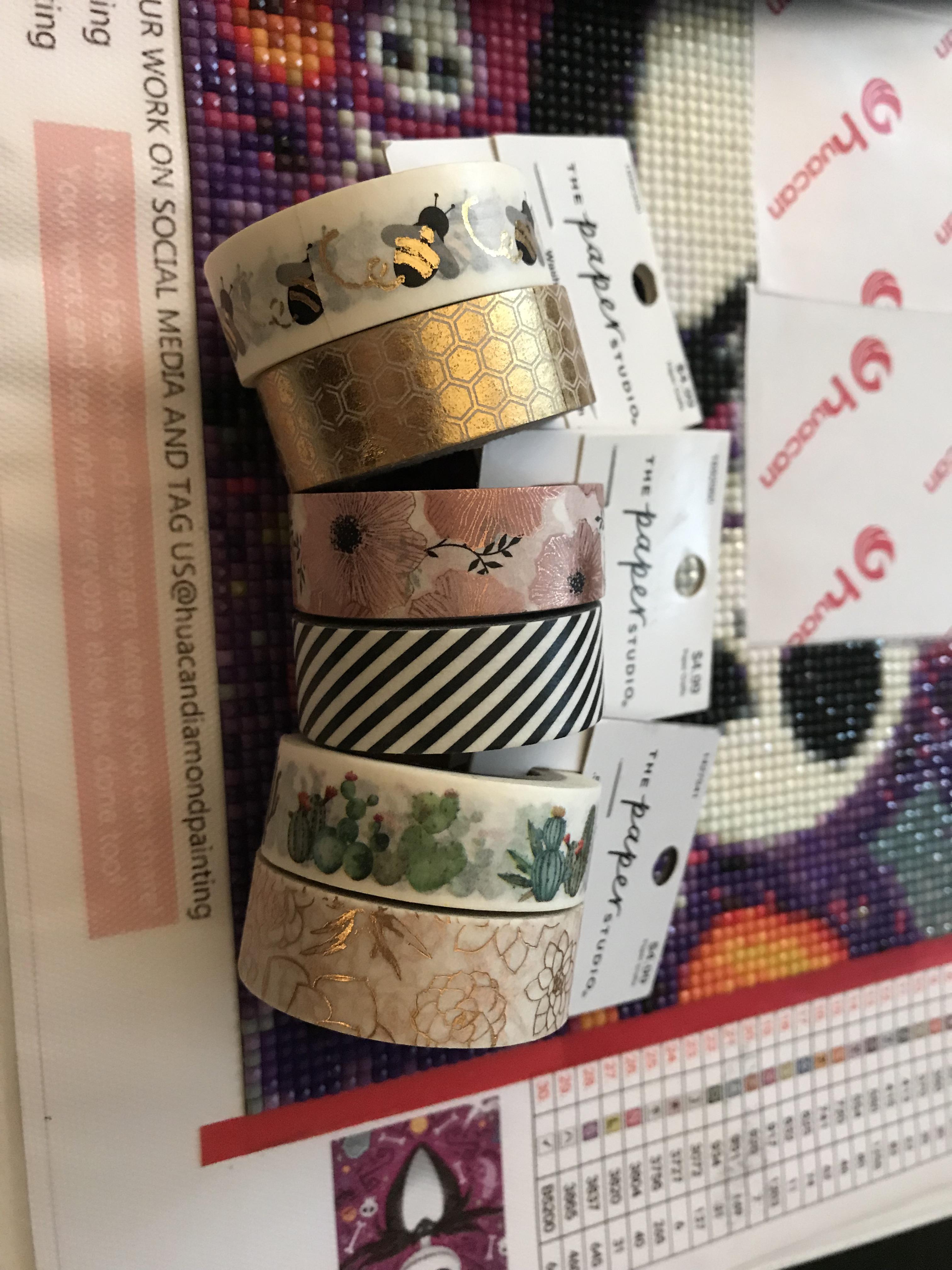 I bought this beautiful washi tape at hobby lobby, on sale, only for