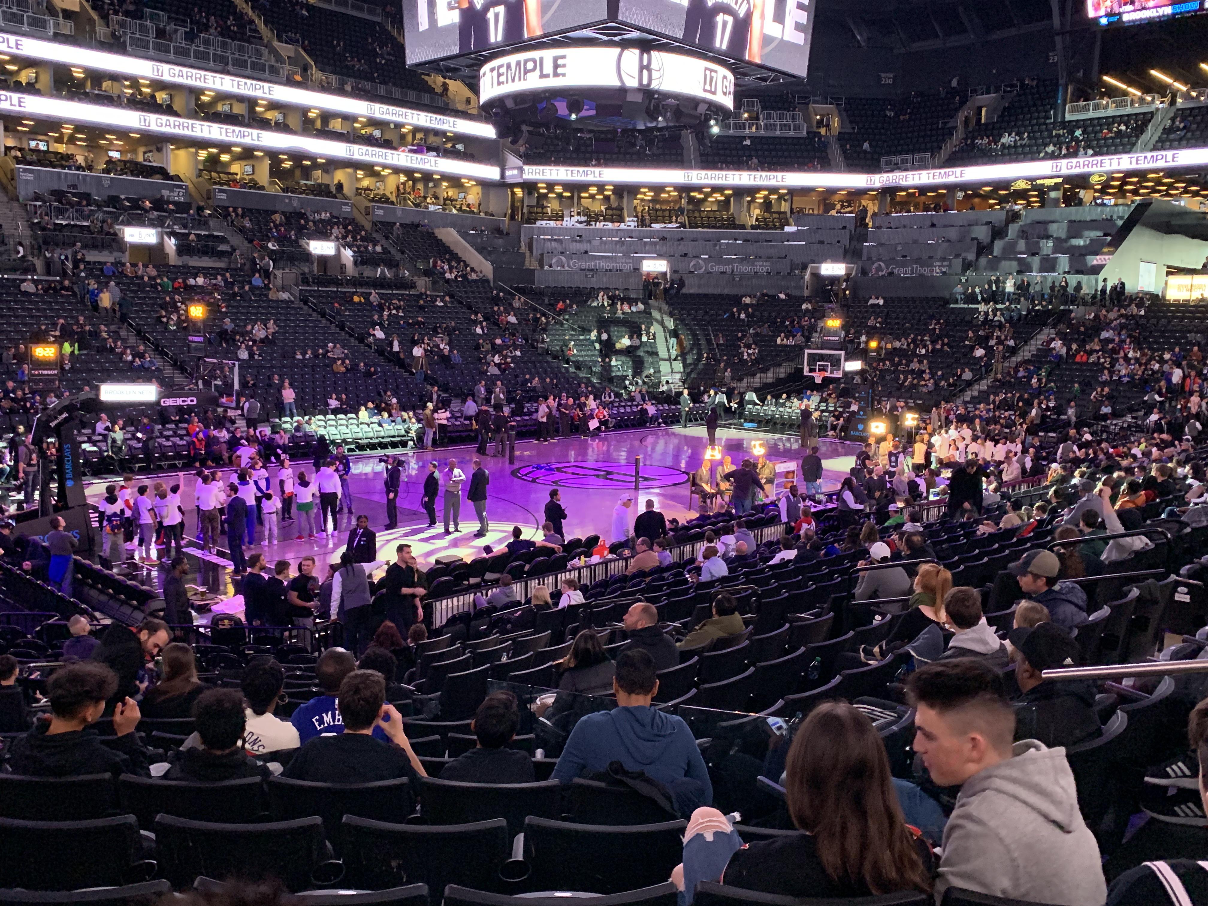 Awesome view for my first sixers game! Let’s get the W! r/sixers