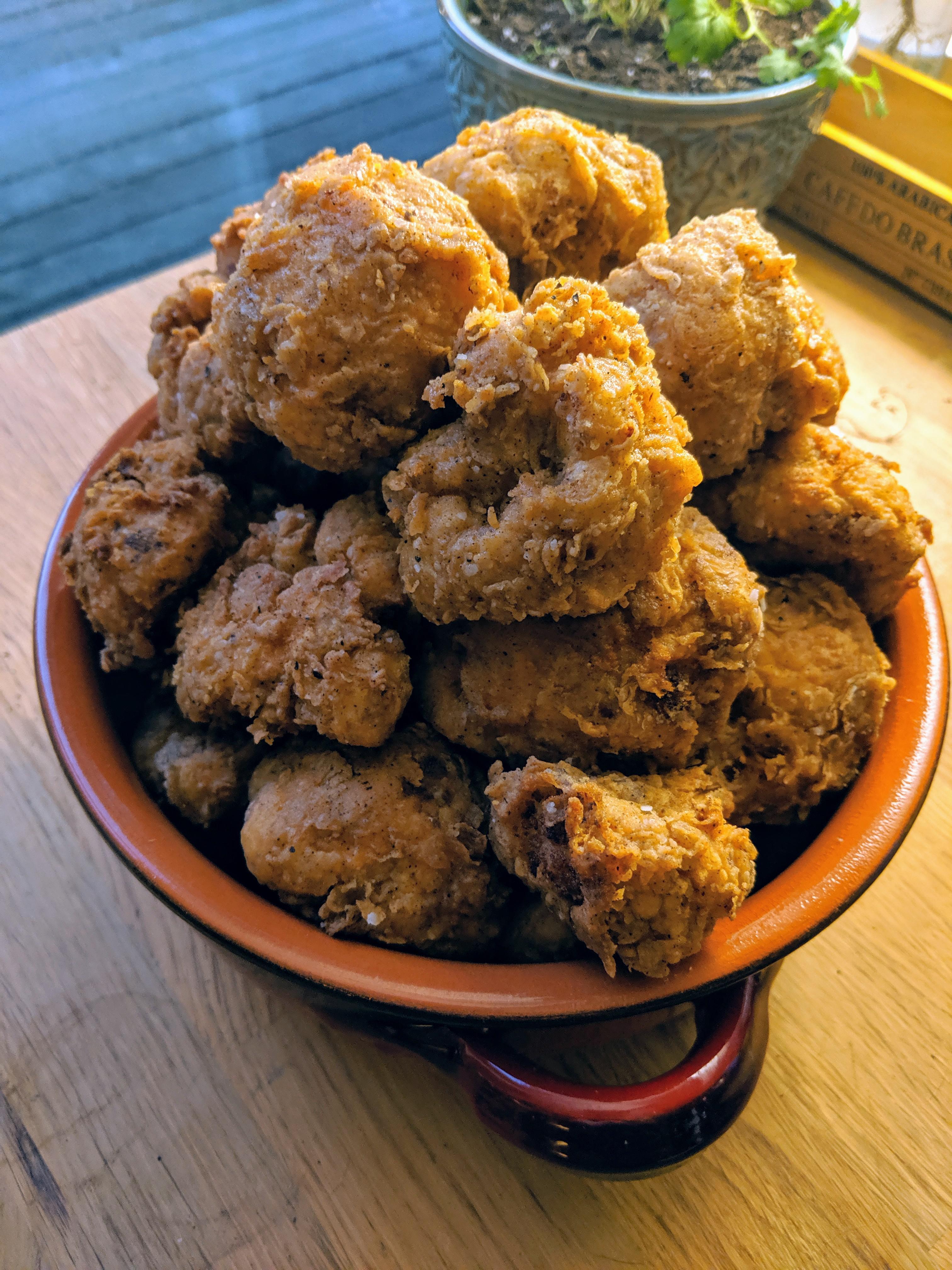 Southern fried cauliflower! From Lauren Toyota's vegan comfort classics