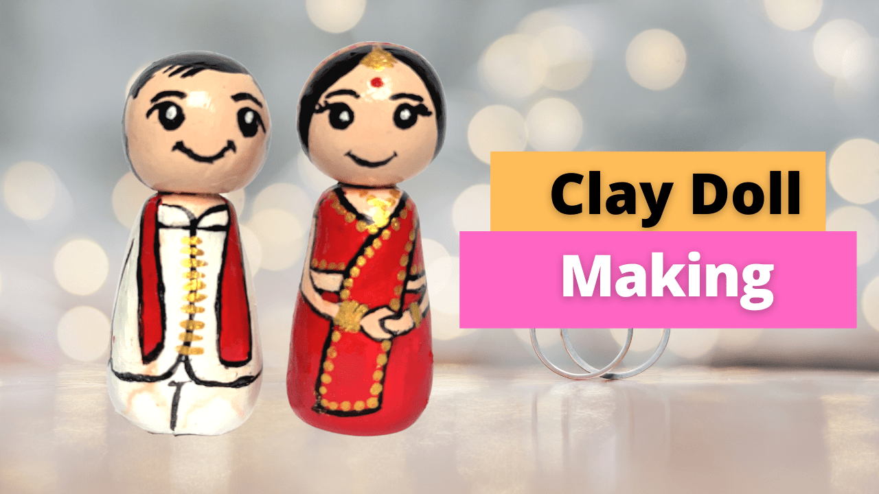 How to make handmade doll using clay. Simple and Easy r/Dolls