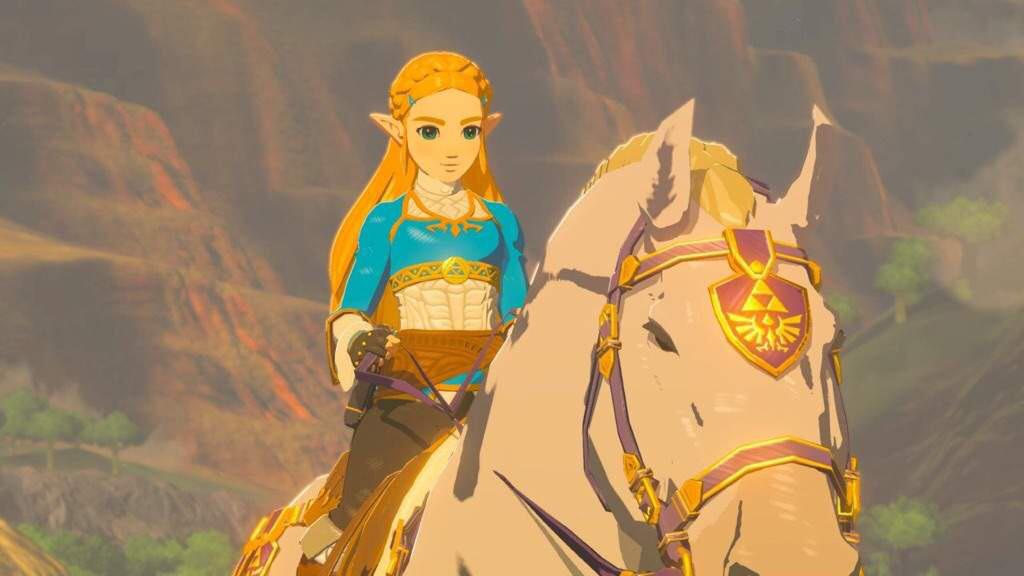 Zelda riding his horse 🥰 r/ZeldaIsCute