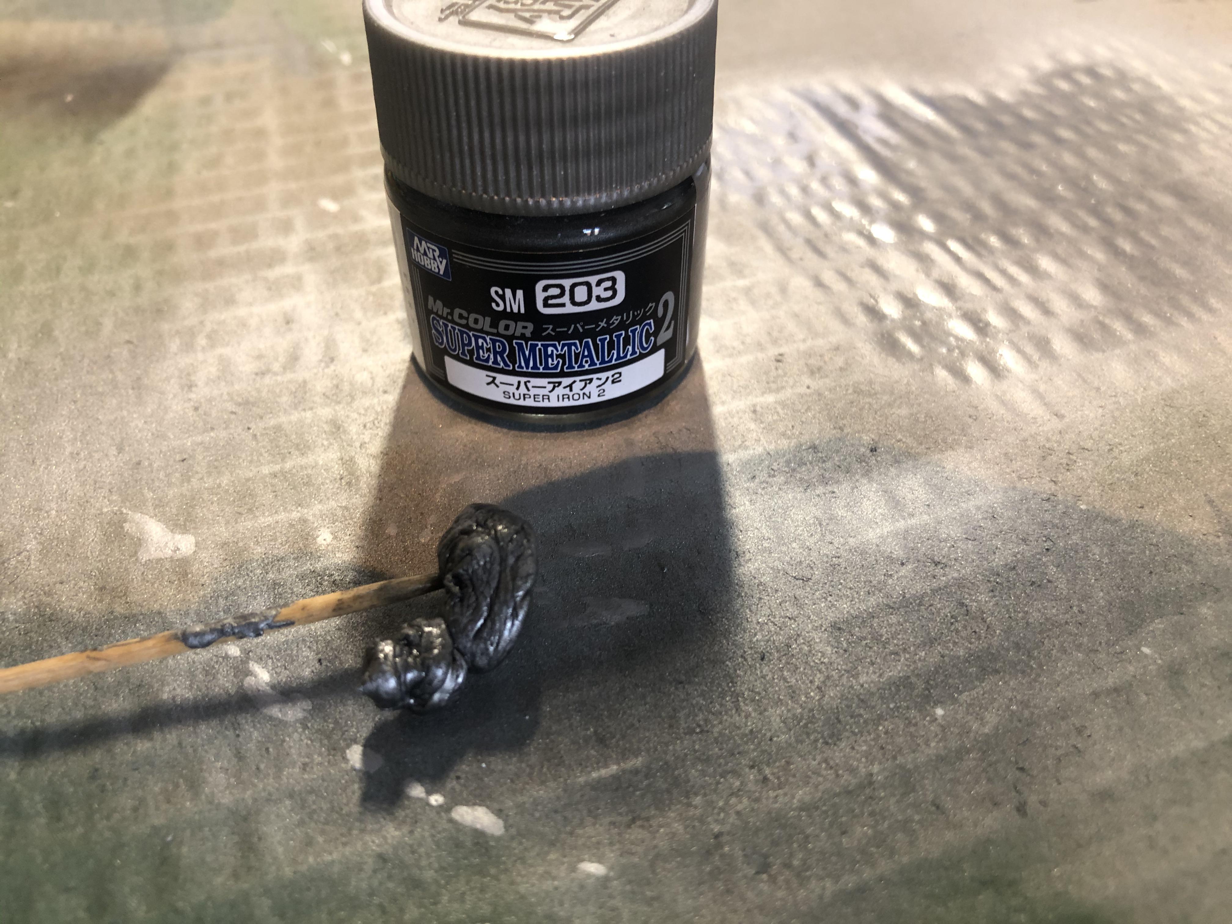 First time trying to thin enamel paint. Read that white spirit might