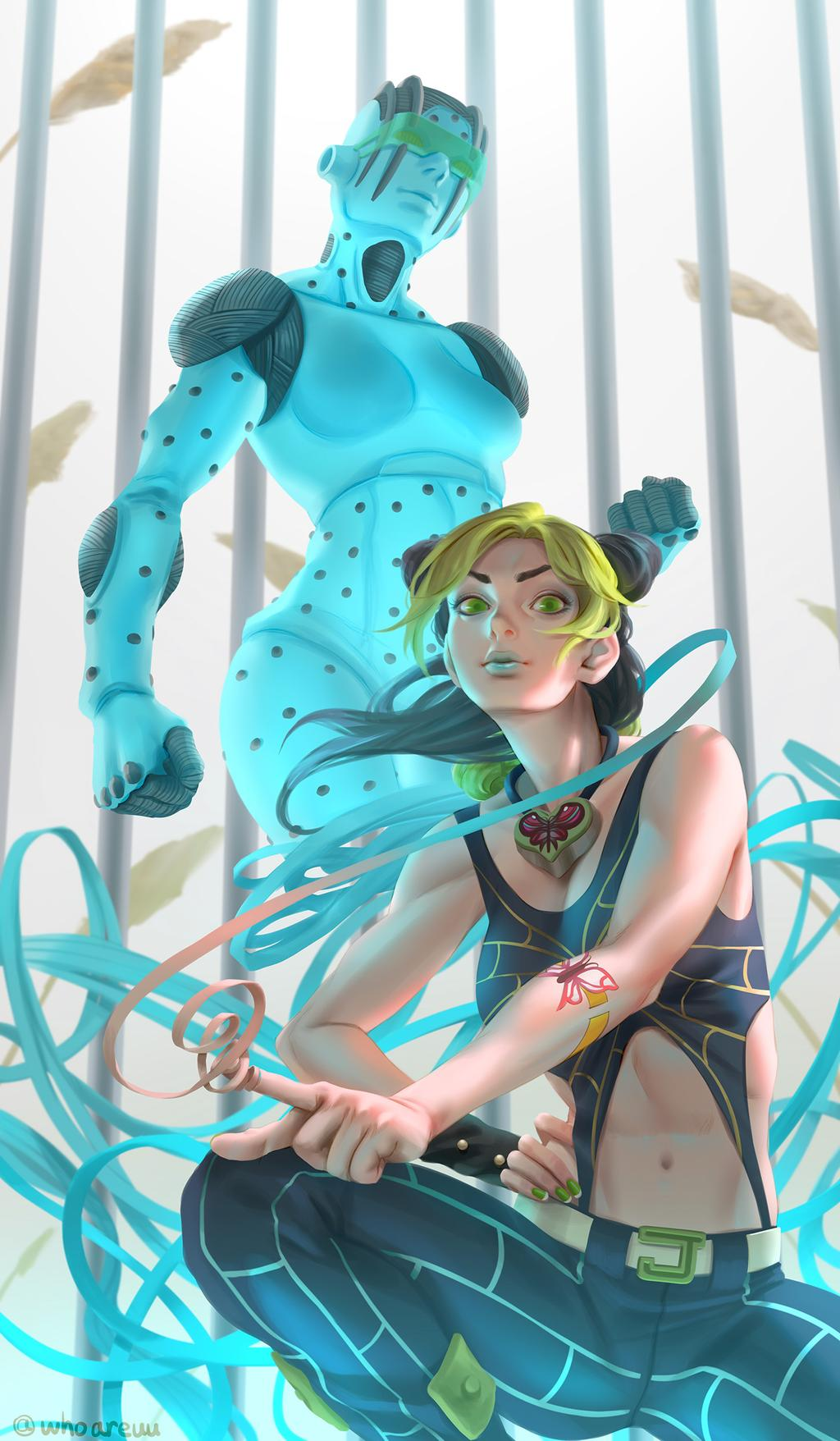 [Fanart] Kujo Jolyne by whoareuu r/StardustCrusaders